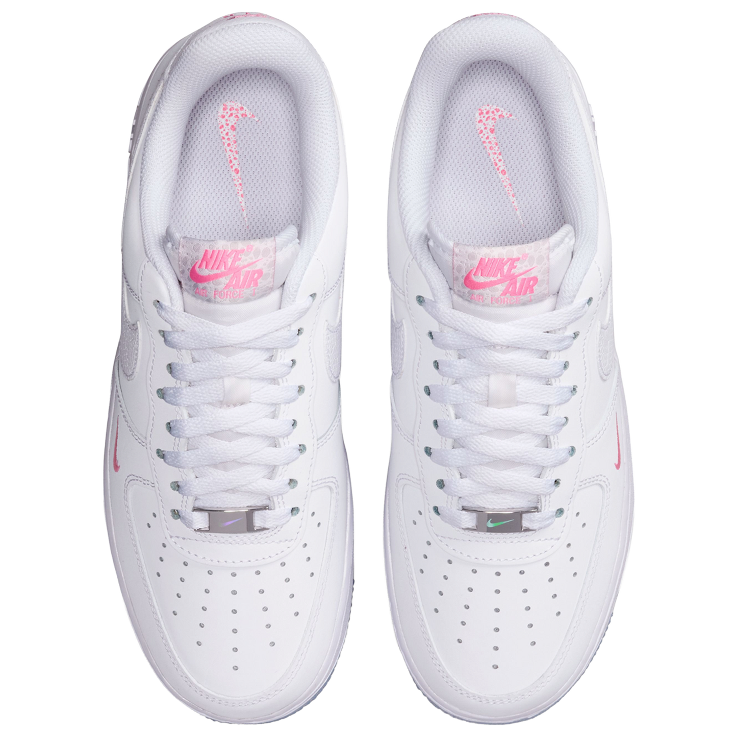 Nike Air Force 1 '07 FL1 - Women's - White/White/Lotus Pink