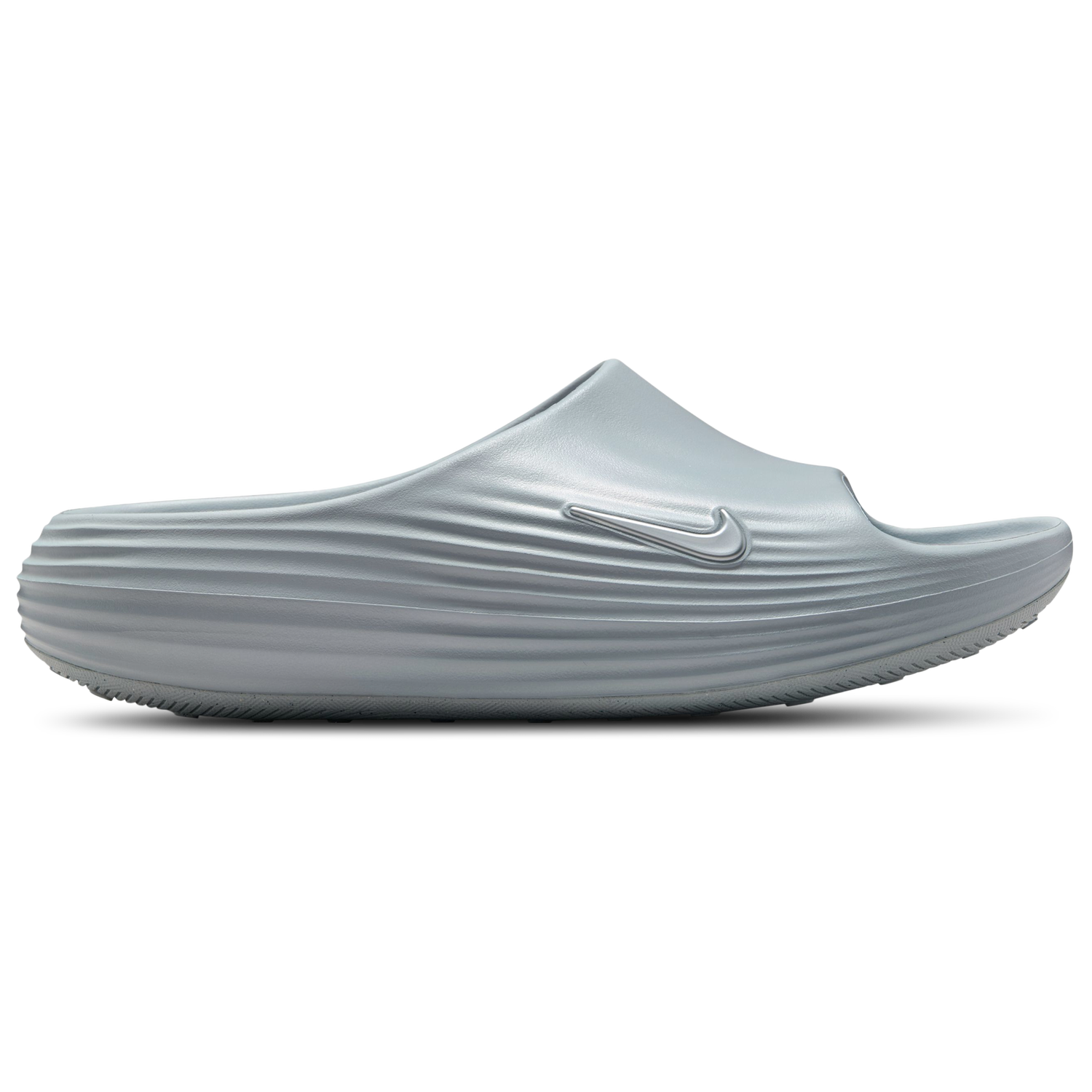 Nike Reactx Rejuven8 Slides - Men's - Wolf Grey