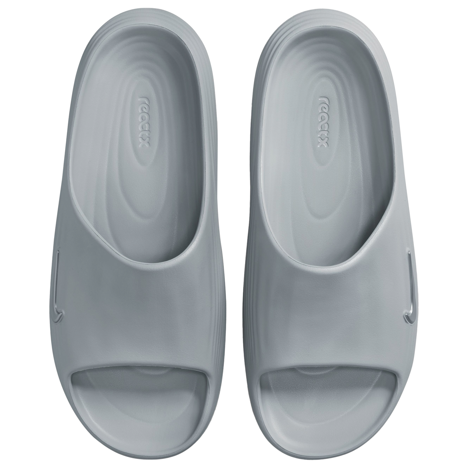 Nike Reactx Rejuven8 Slides - Men's - Wolf Grey