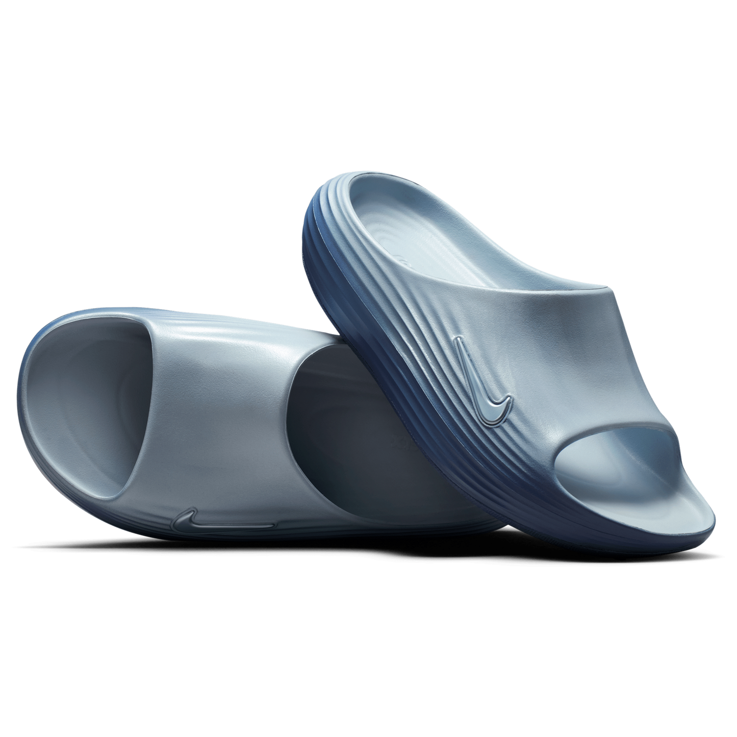 Nike ReactX Rejuven8 Slides - Women's - Sanded Purple/Lt Armory Blue/Lt Armory Blue