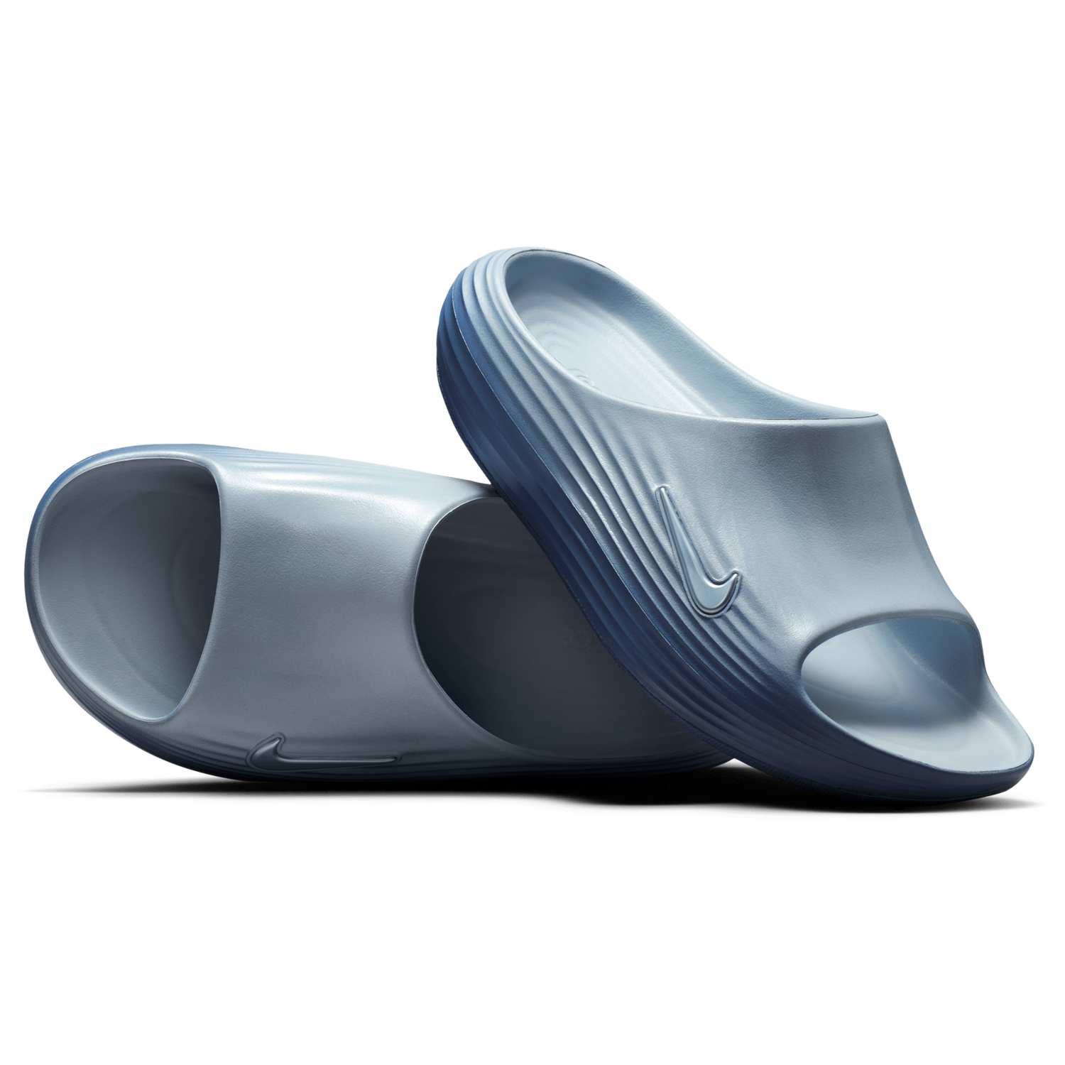 Nike ReactX Rejuven8 Slides - Women's - Sanded Purple/Lt Armory Blue/Lt Armory Blue