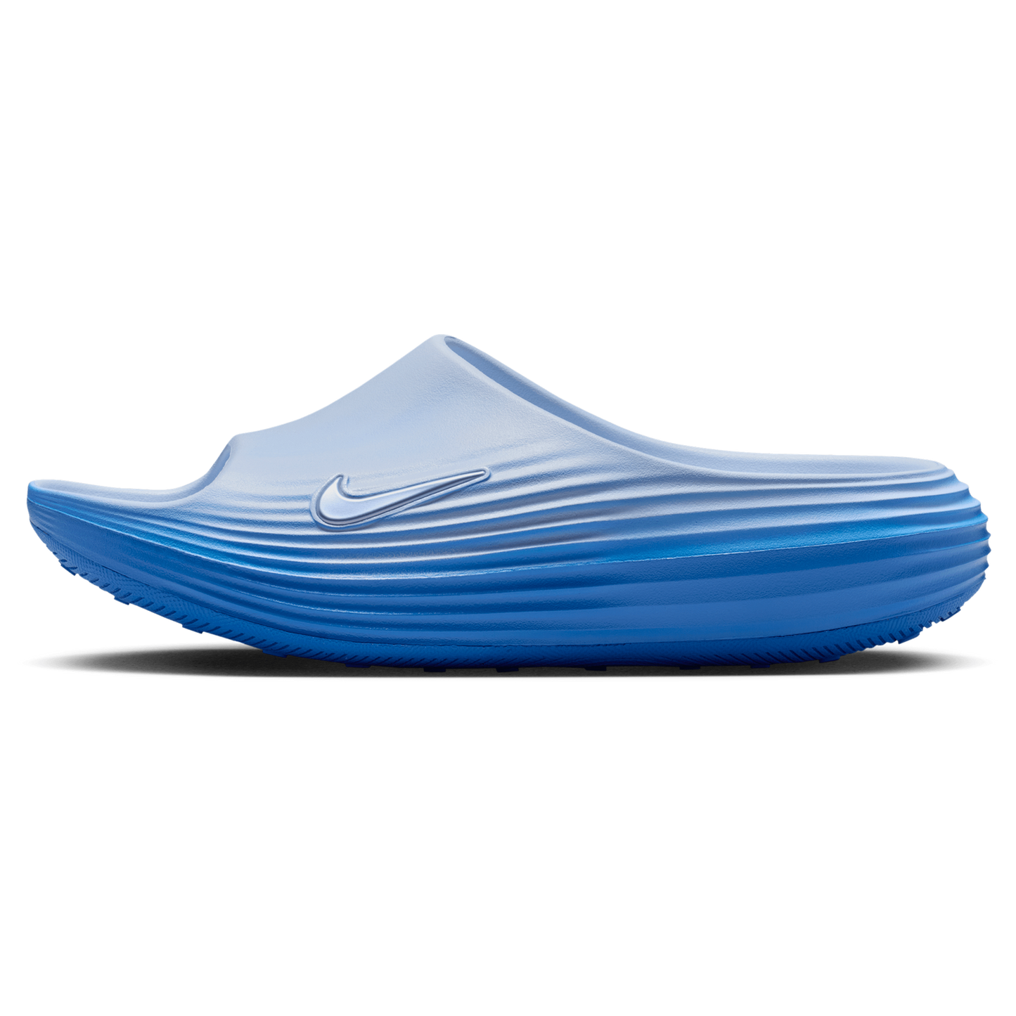 Nike ReactX Rejuven8 Slides - Women's - Hydrogen Blue/Hydrogen Blue/Blue Crystal