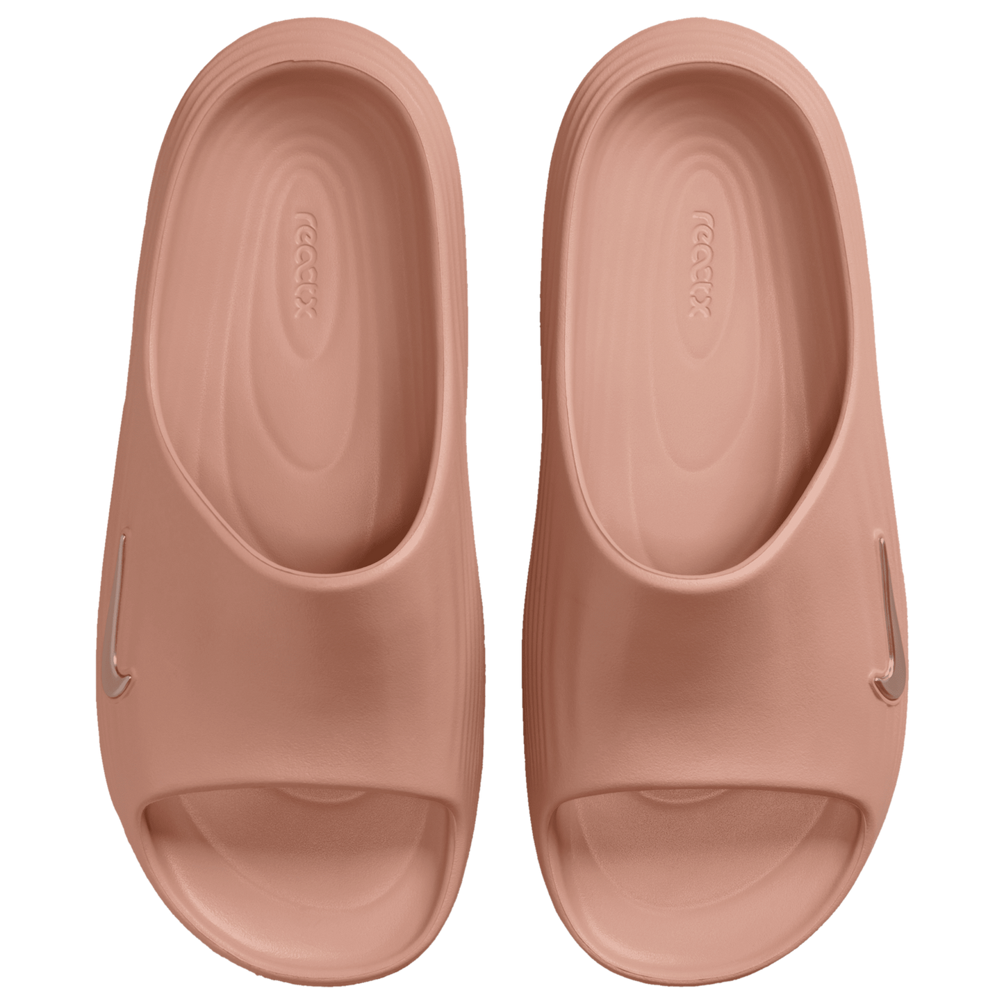Nike ReactX Rejuven8 Slides - Women's - Rose Gold/Rose Gold/Rose Gold