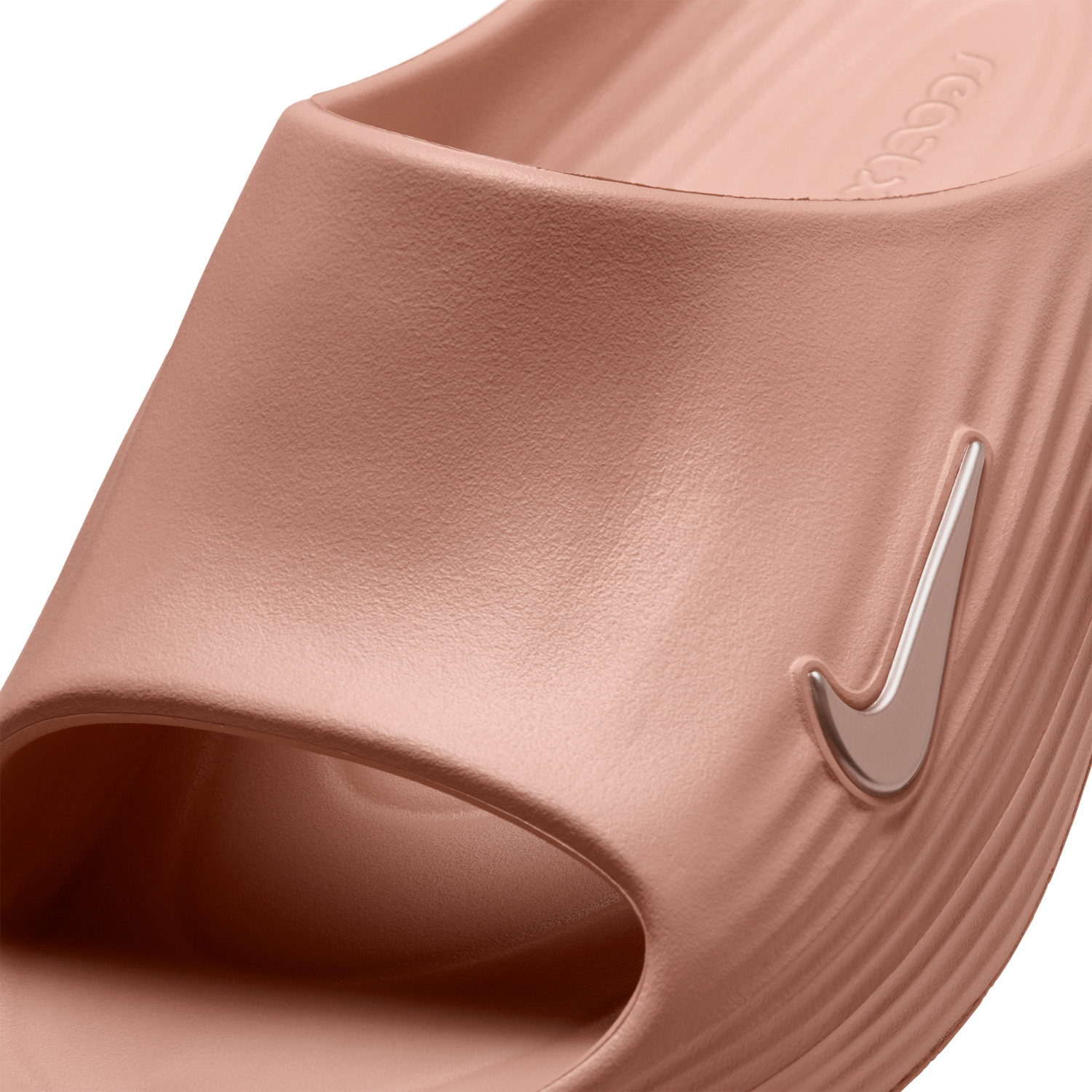 Nike ReactX Rejuven8 Slides - Women's - Rose Gold/Rose Gold/Rose Gold