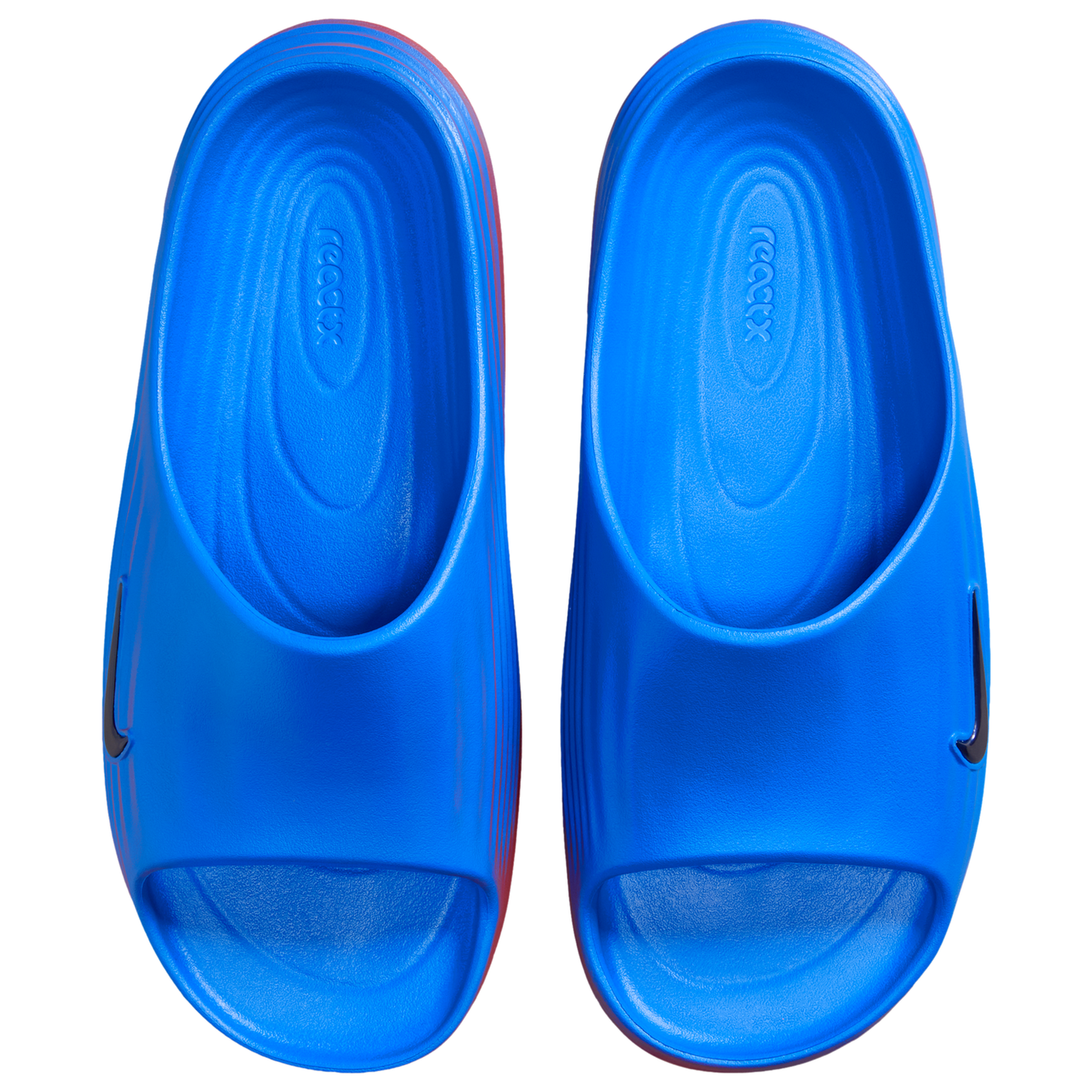 Nike ReactX Rejuven8 Slides - Women's - Lt Photo Blue/Action Red/Midnight Navy