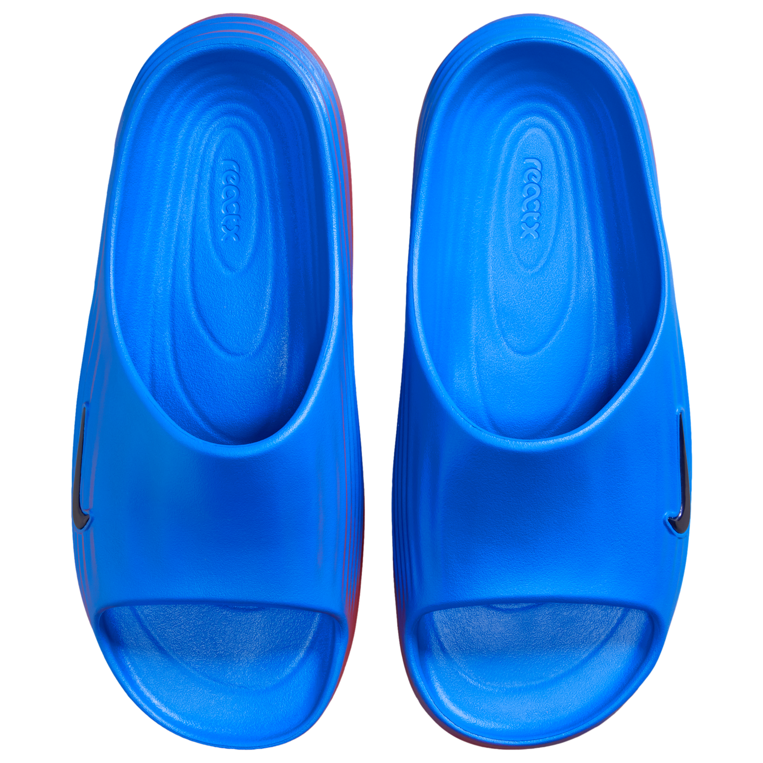 Nike ReactX Rejuven8 Slides - Women's - Lt Photo Blue/Action Red/Midnight Navy