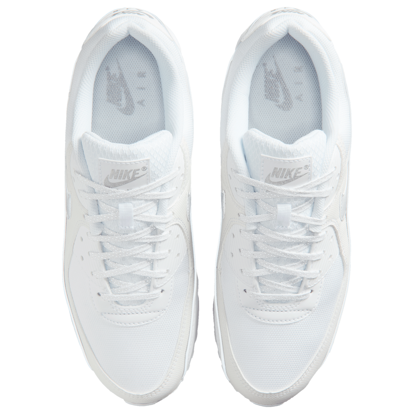 Nike Air Max 90 Prm Reflect - Men's - White/Mtlc Silver/White