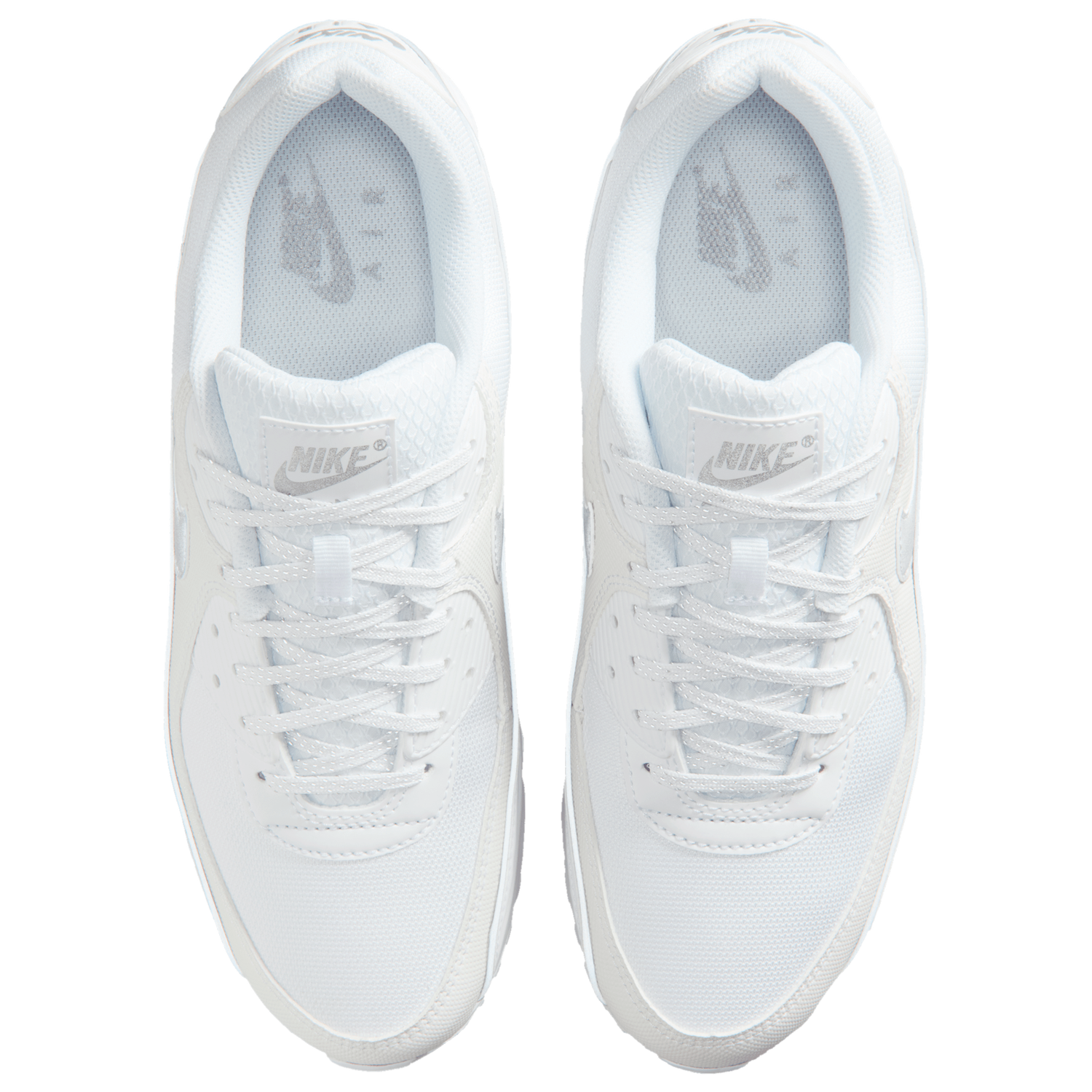 Nike Air Max 90 Prm Reflect - Men's - White/Mtlc Silver/White