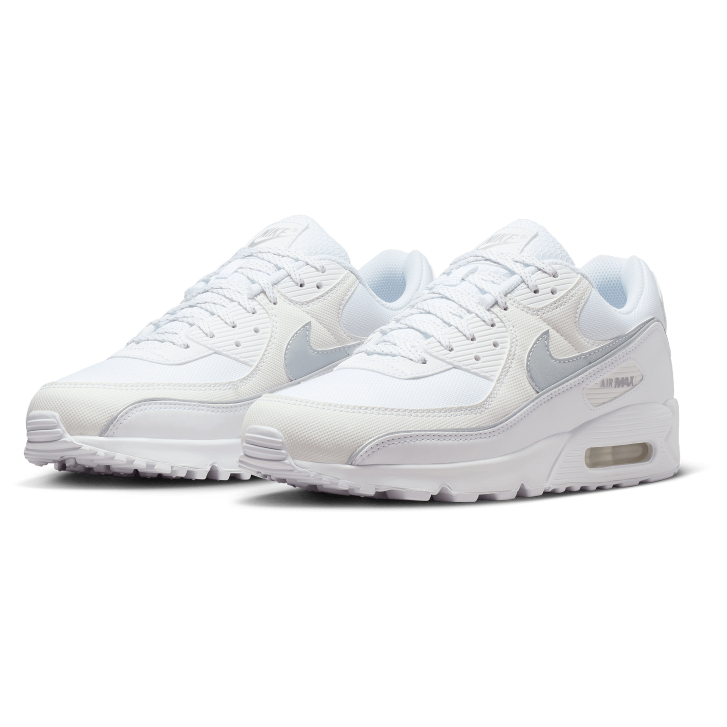 Nike Air Max 90 Prm Reflect - Men's - White/Mtlc Silver/White