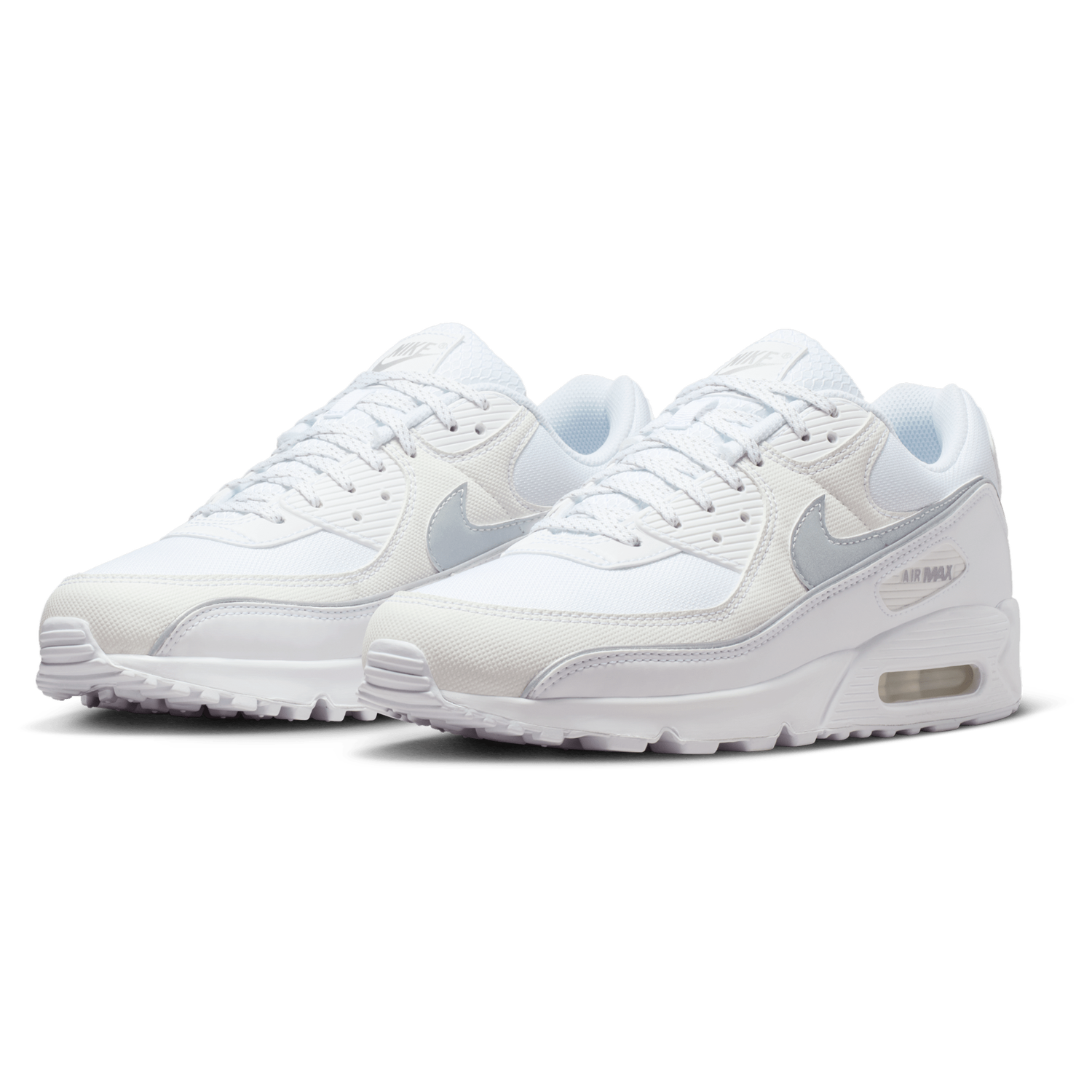 Nike Air Max 90 Prm Reflect - Men's - White/Mtlc Silver/White