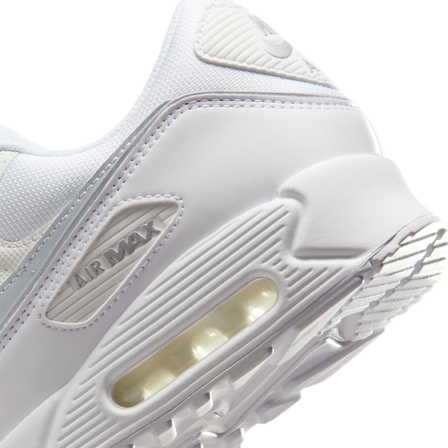 Nike Air Max 90 Prm Reflect - Men's - White/Mtlc Silver/White