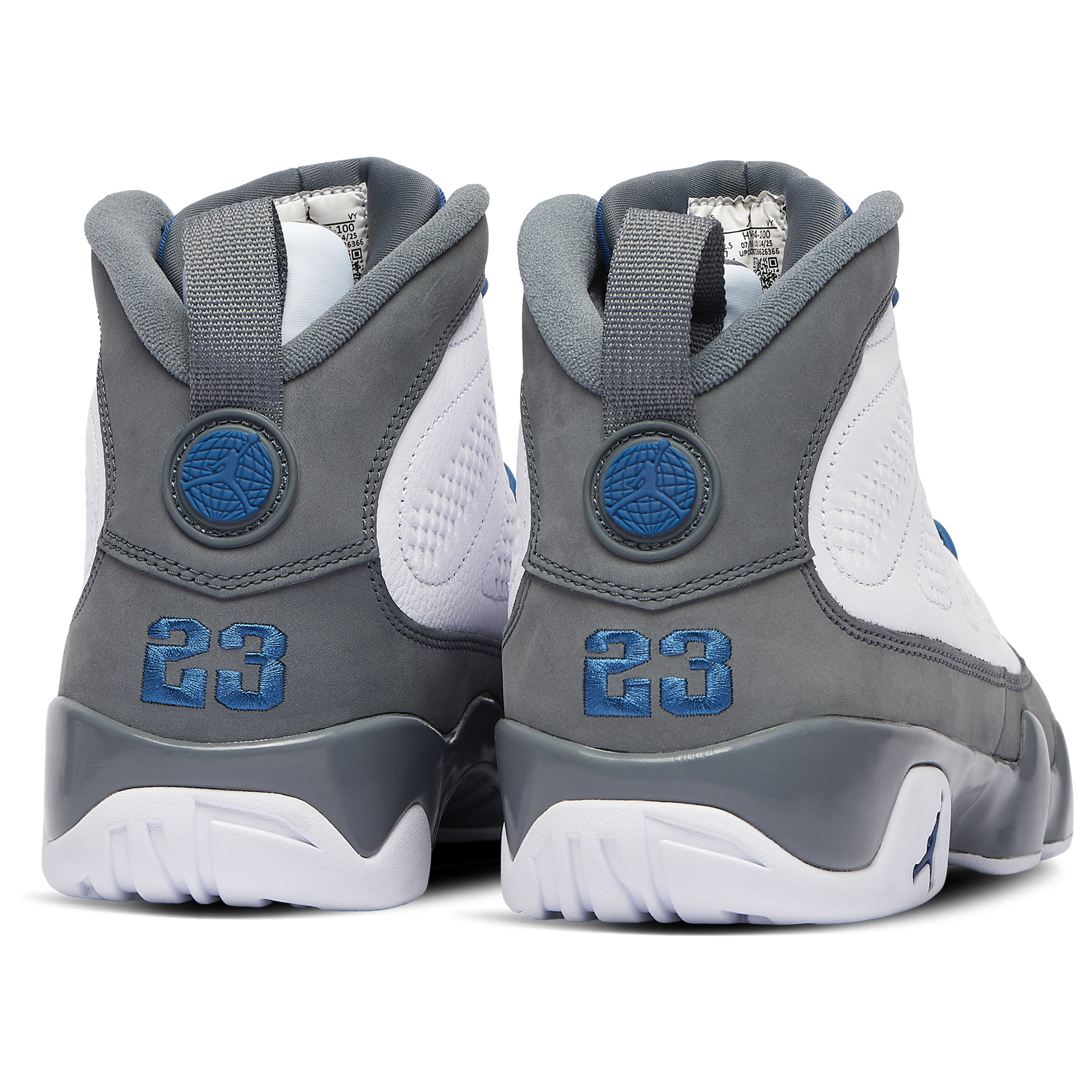 Jordan Retro 9 - Men's - Flint Grey/White/French Blue