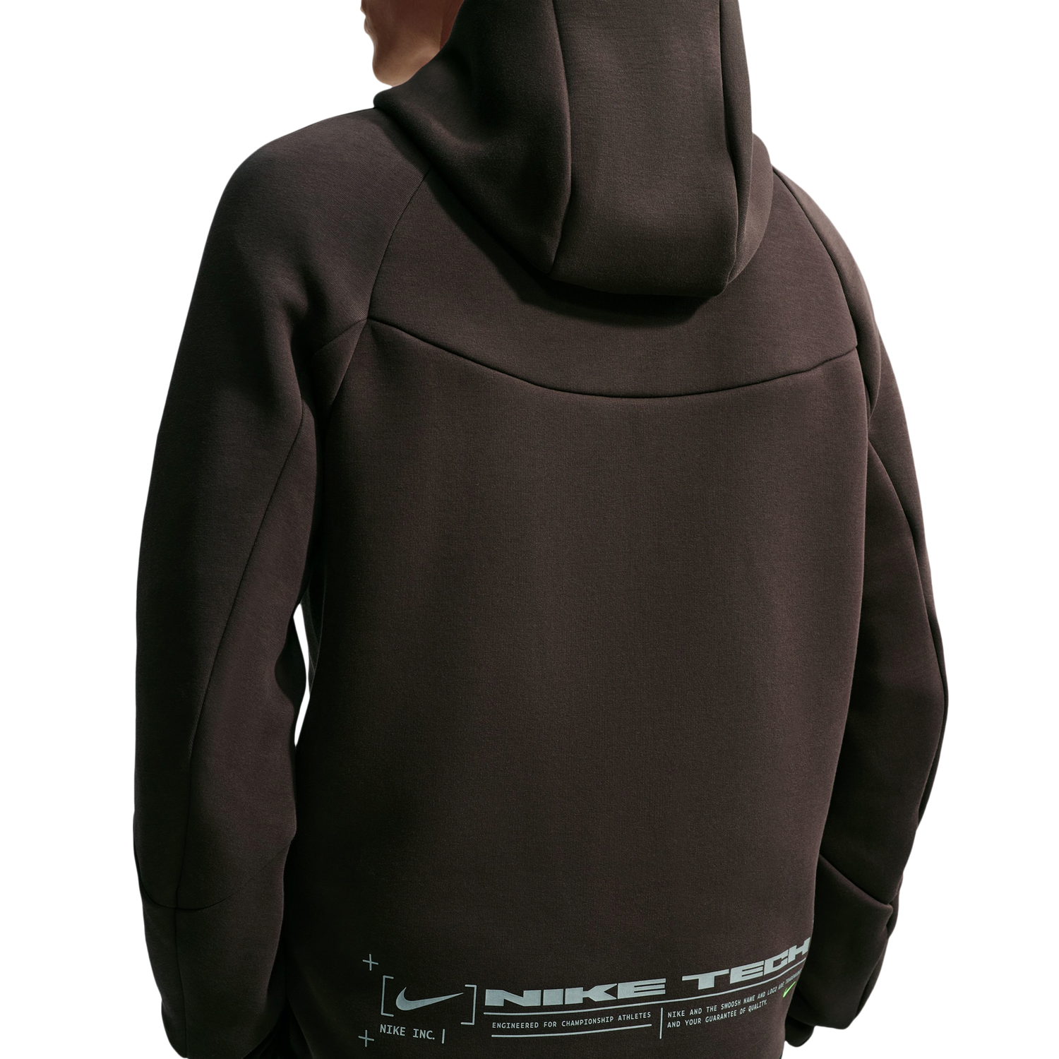 Nike Tech Fleece Full Zip Windrunner Hoodie - Men's - Brown/Black