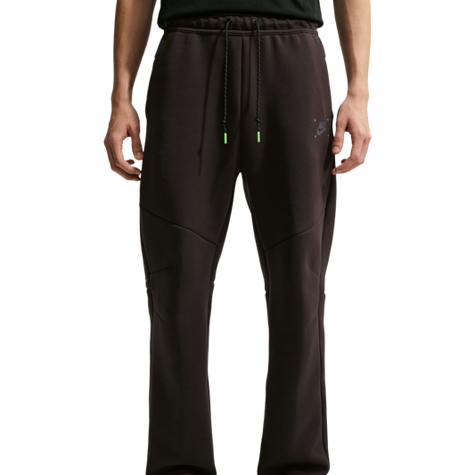Nike Tech Fleece Open Hem Pants - Men's - Brown/Black