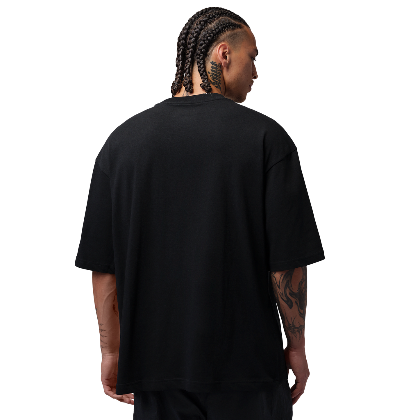 Jordan Dri-FIT Sport Graphic Short Sleeve HBR SP Crew - Men's - Black/Pink