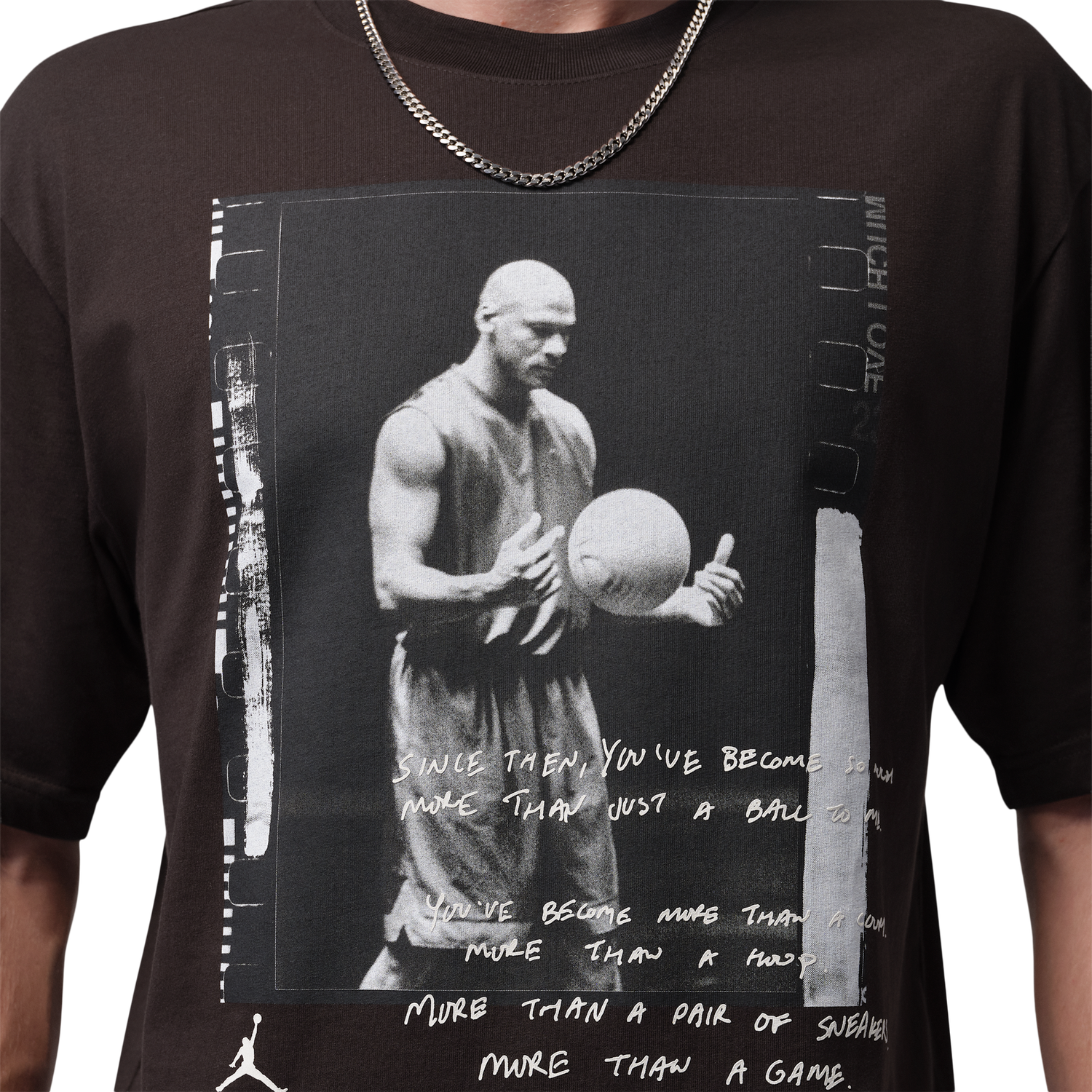 Jordan Brooklyn 85 Short Sleeve Photo Crew - Men's - Brown/Brown