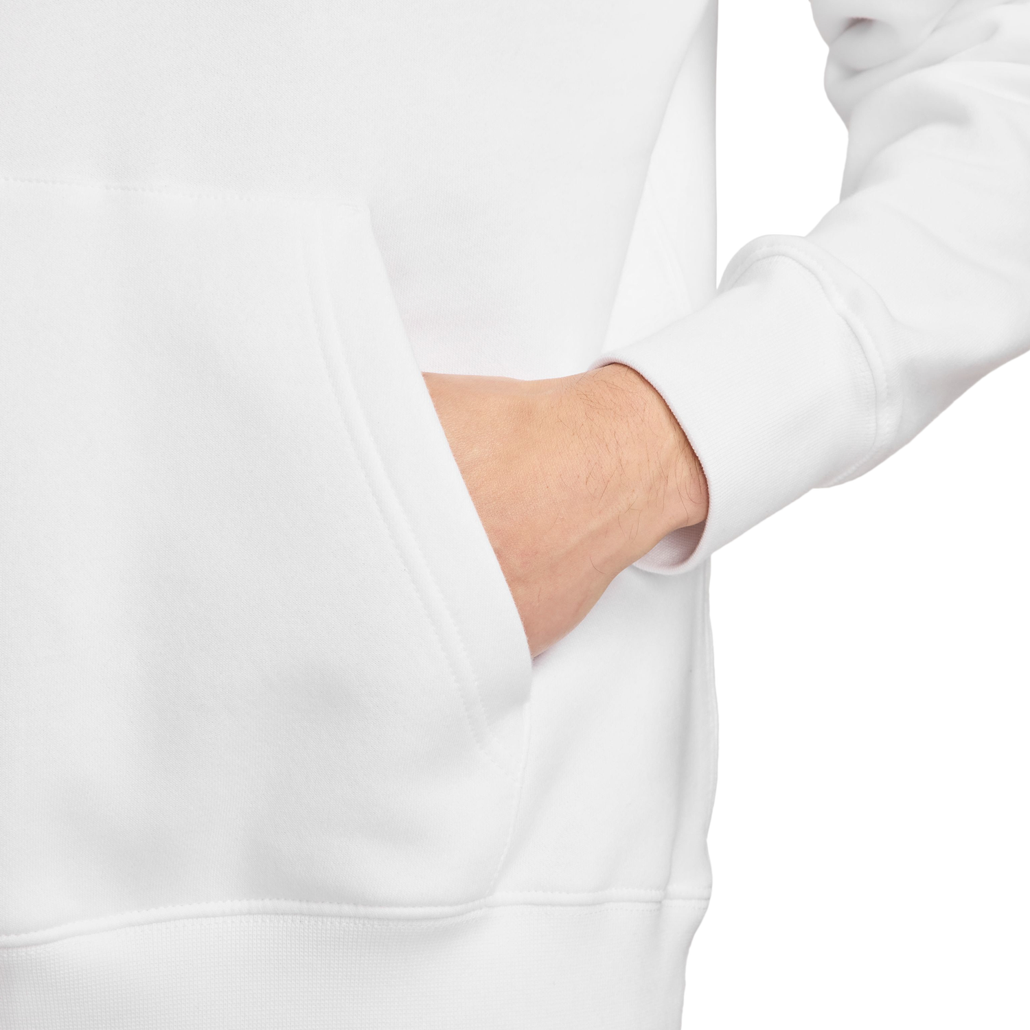 Nike Chi Club Pullover BB Hoodie - Men's - White/Cosmic Clay