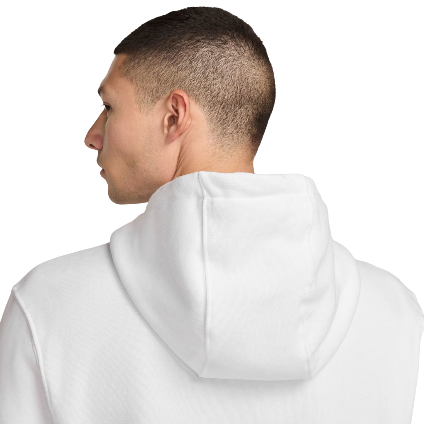 Nike Chi Club Pullover BB Hoodie - Men's - White/Cosmic Clay