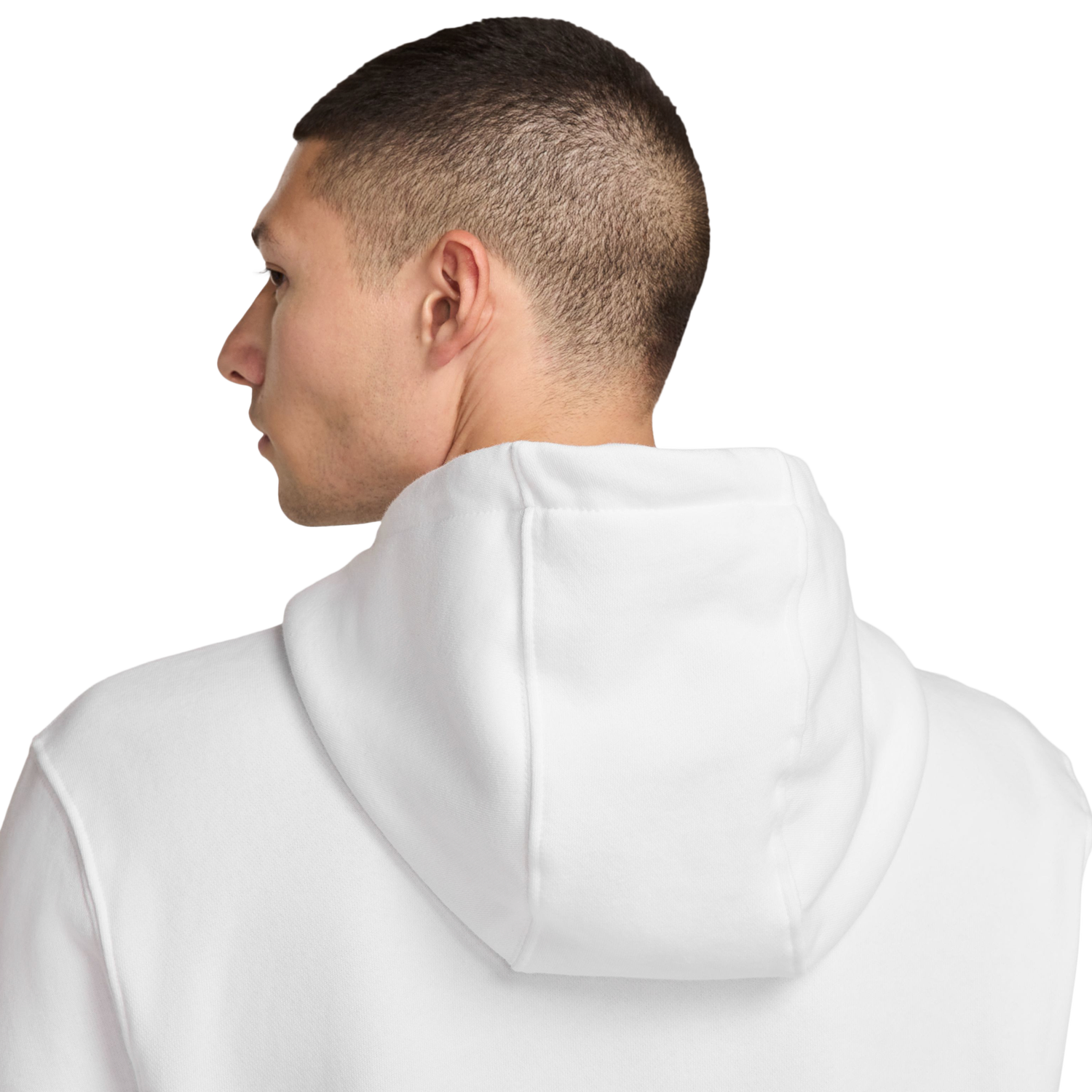 Nike Chi Club Pullover BB Hoodie - Men's - White/Cosmic Clay