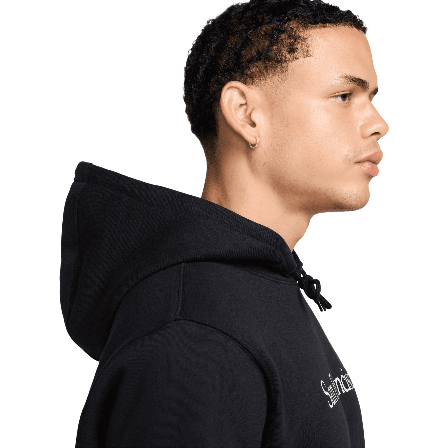 Nike San Francisco Club BB Pullover Hoodie - Men's - Black/White