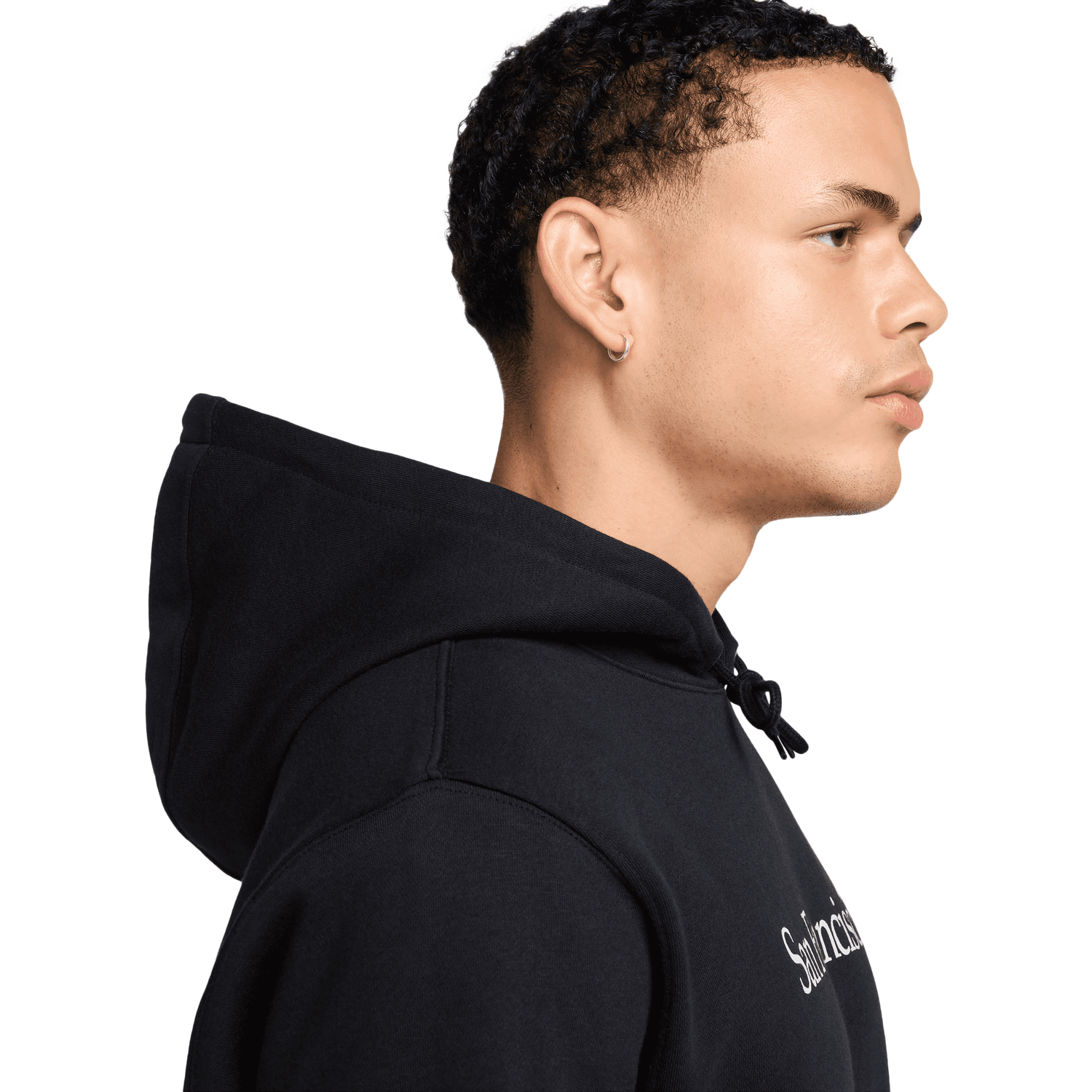 Nike San Francisco Club BB Pullover Hoodie - Men's - Black/White