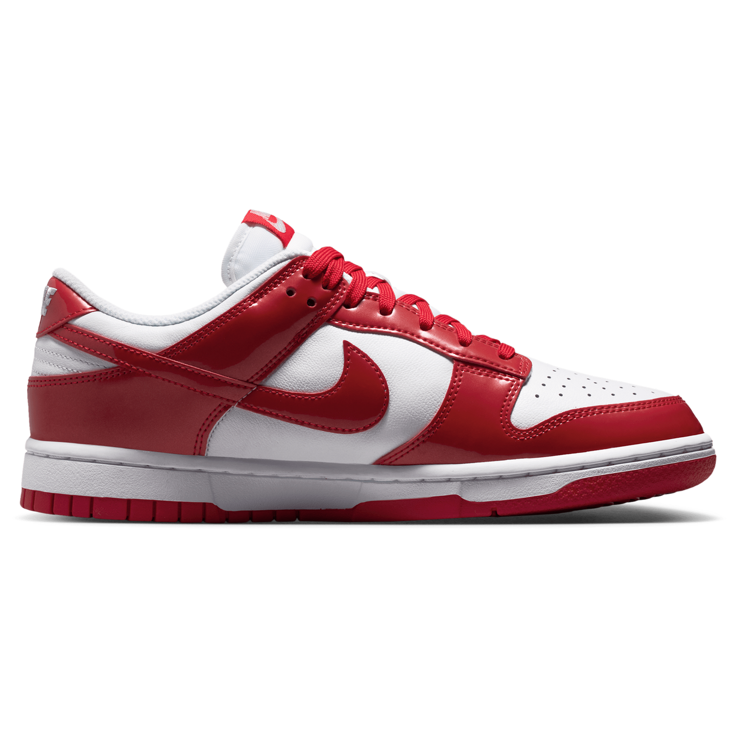 Nike Dunk Low - Women's - White/Red/Silver