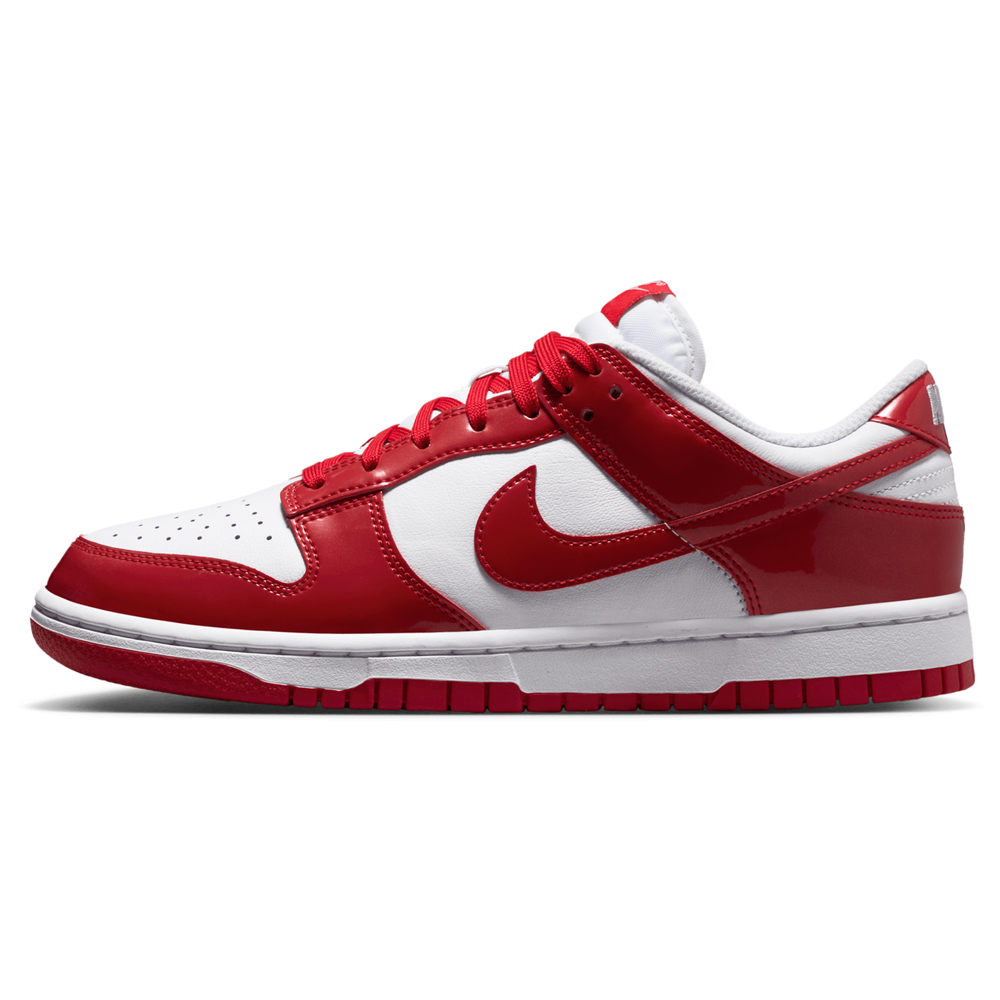 Nike Dunk Low - Women's - White/Red/Silver