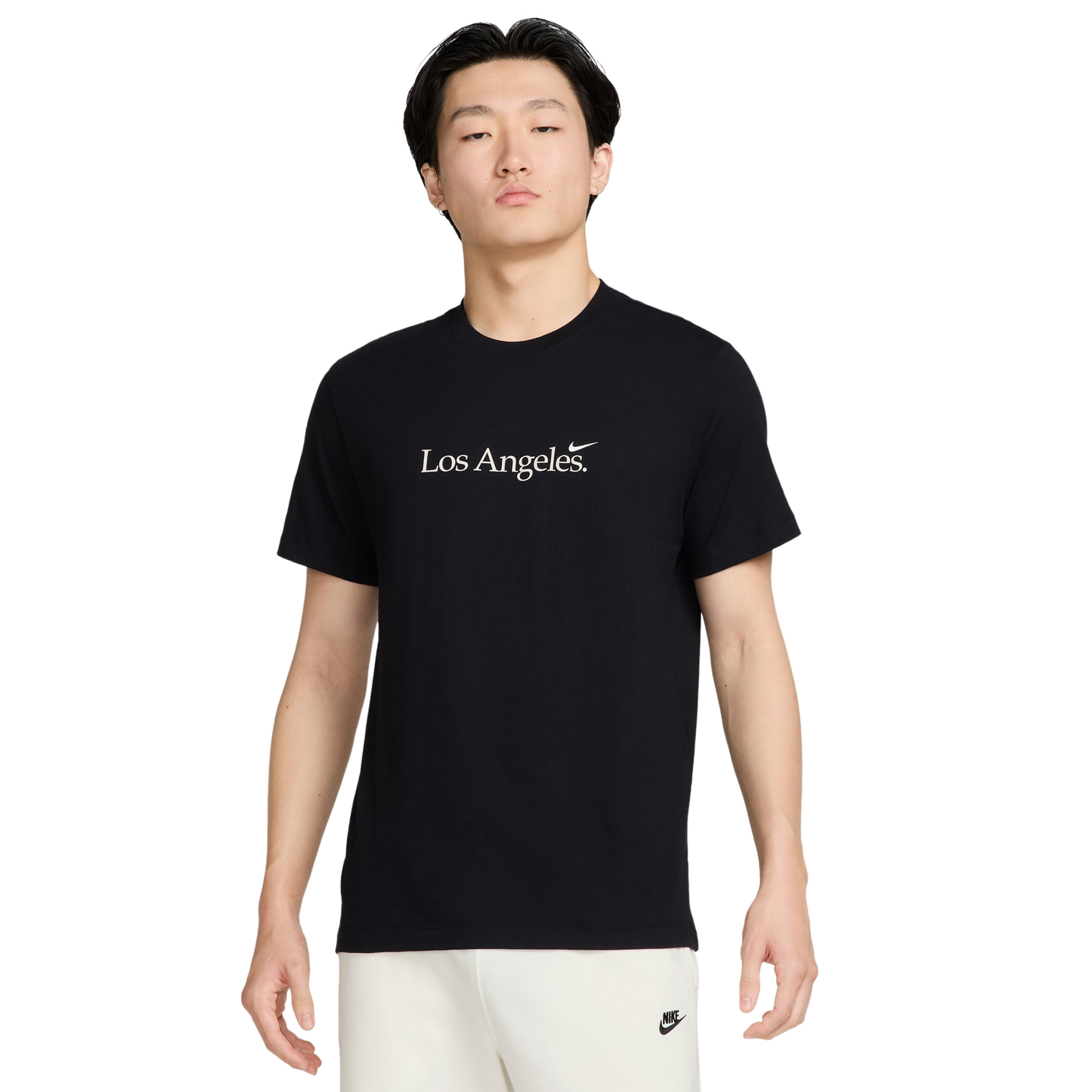 Nike LA Short Sleeve Crew T-Shirt - Men's - Black/White