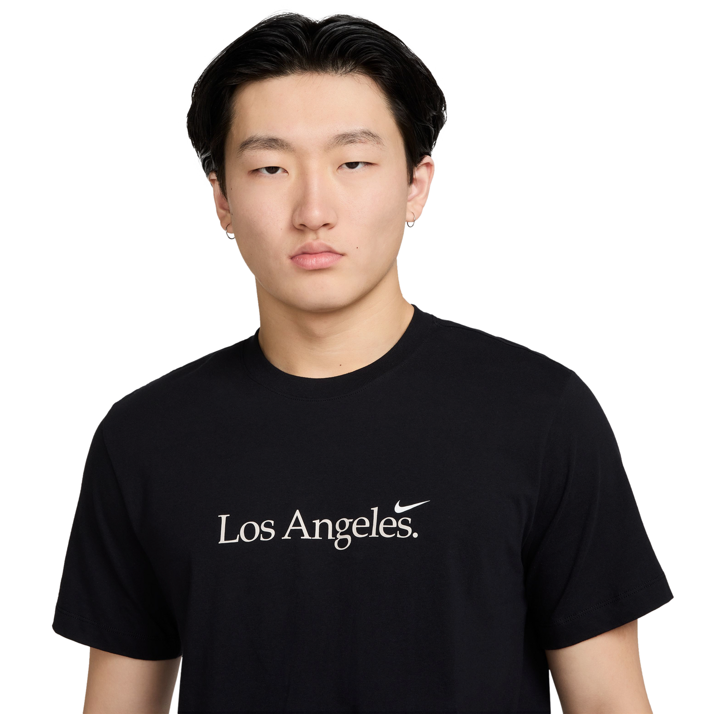 Nike LA Short Sleeve Crew T-Shirt - Men's - Black/White