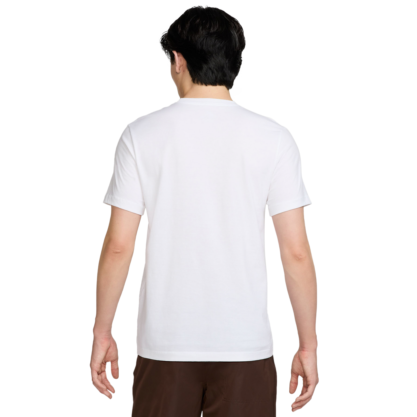 Nike Chi Short Sleeve Crew T-Shirt - Men's - White/Cosmic Clay