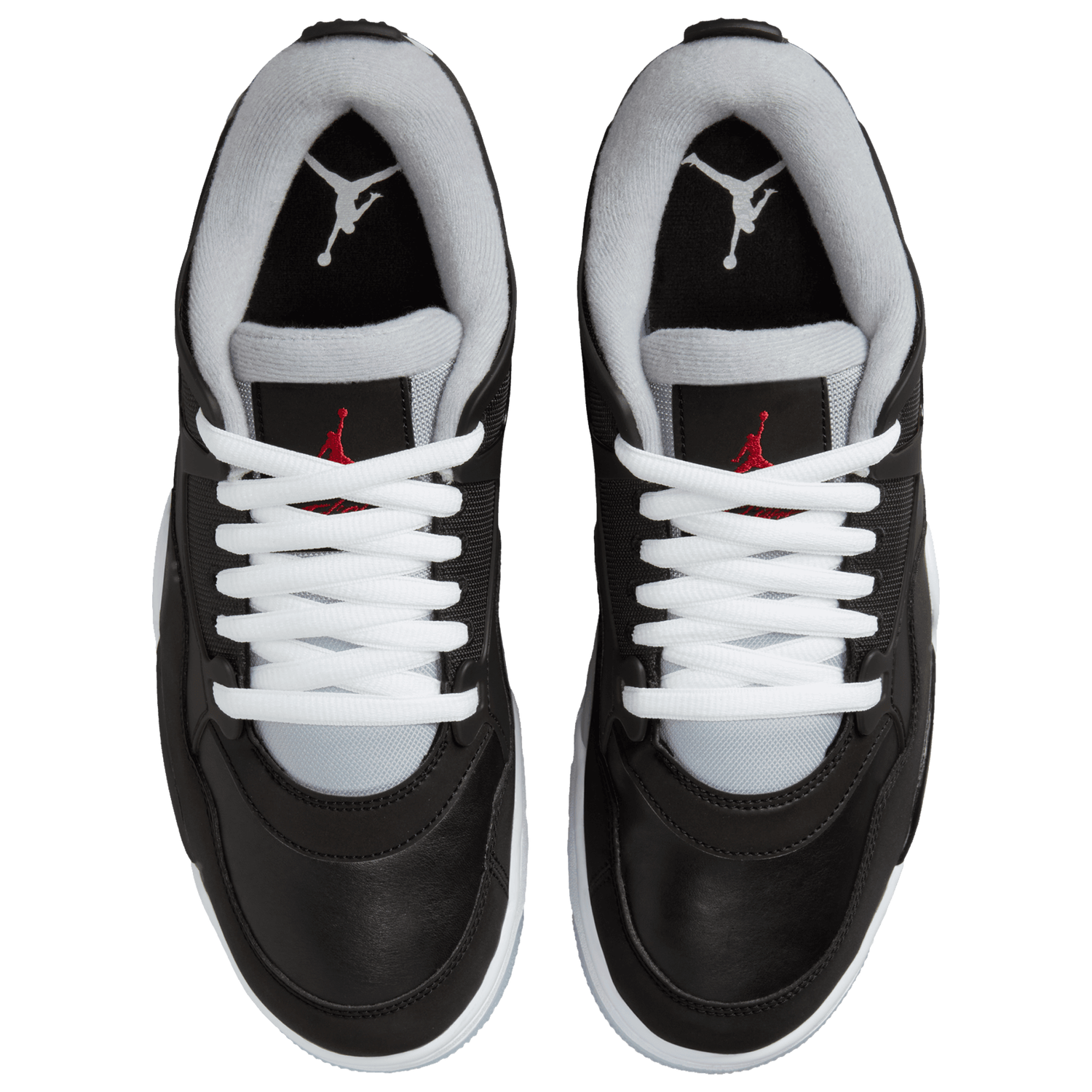 Jordan Air Jordan 4 RM PRM NAS - Men's - Black/Fire Red/Wolf Grey