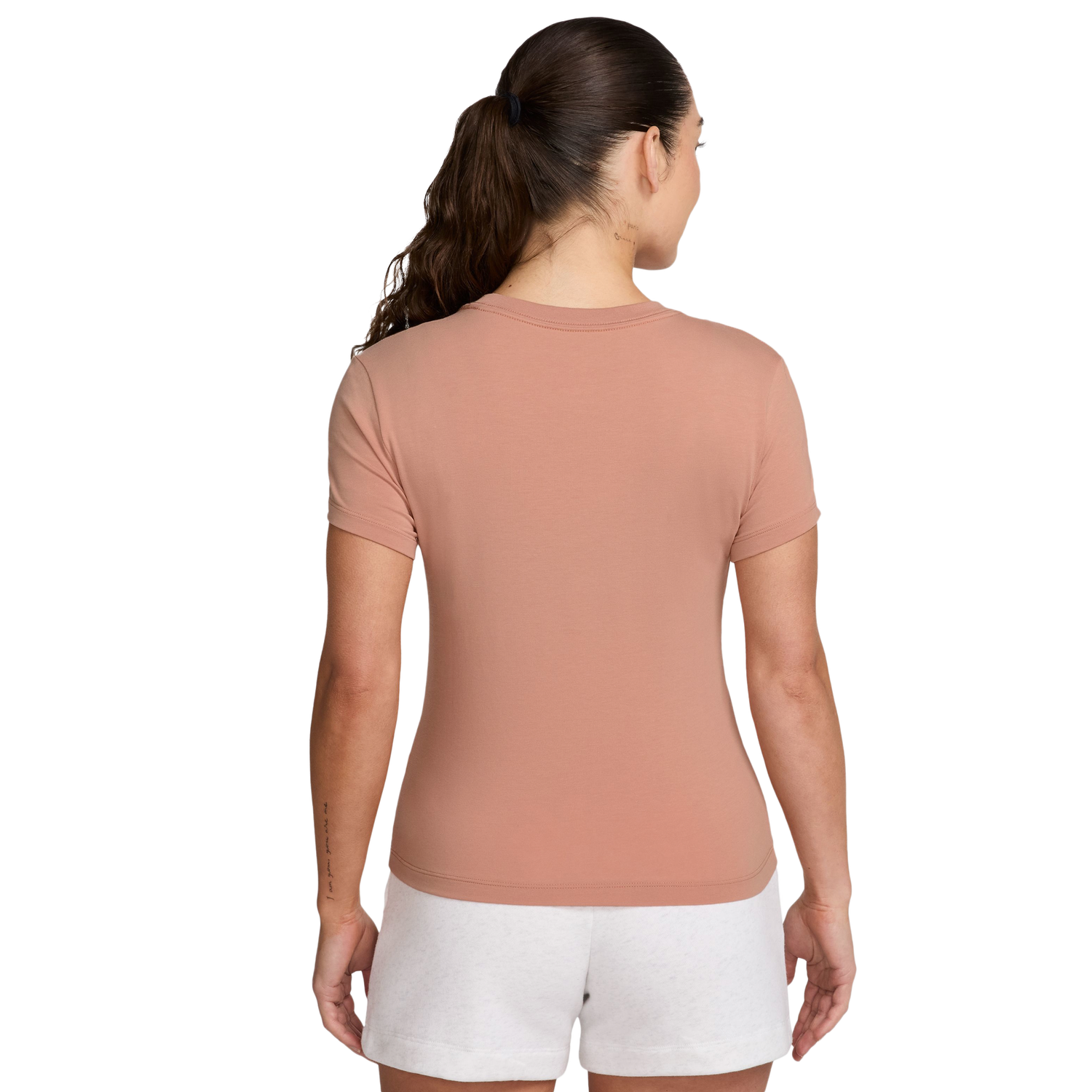 Nike Chill Knit Crop T-Shirt - Women's - Rose Gold
