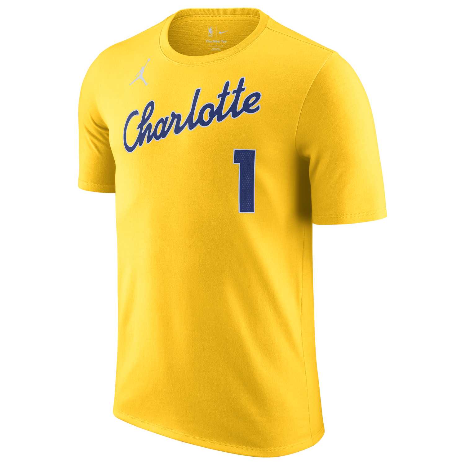Nike Hornets Essential Statement NN T-Shirt - Men's - Yellow/Multi