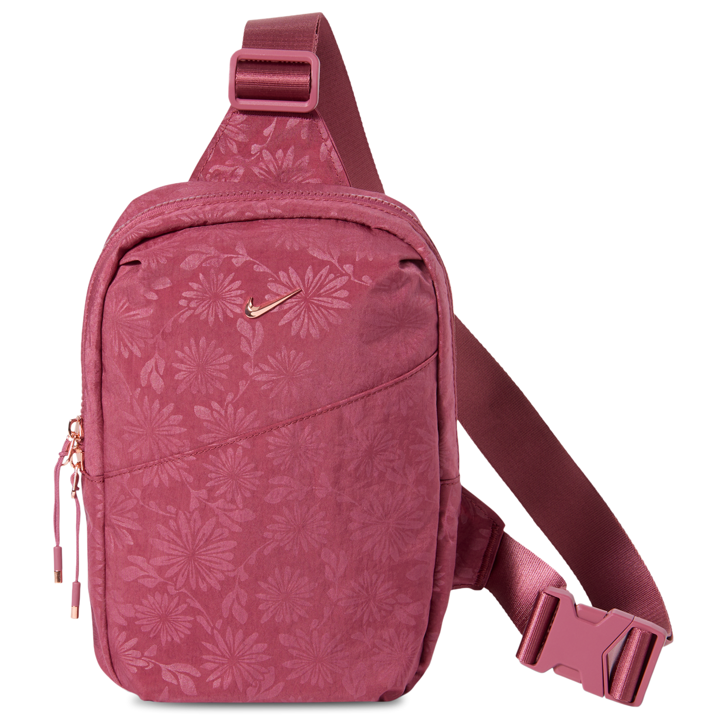 Nike Aura Crossbody Bag - Women's - Pink Smoke/Pink Smoke/Rose Gold Brl