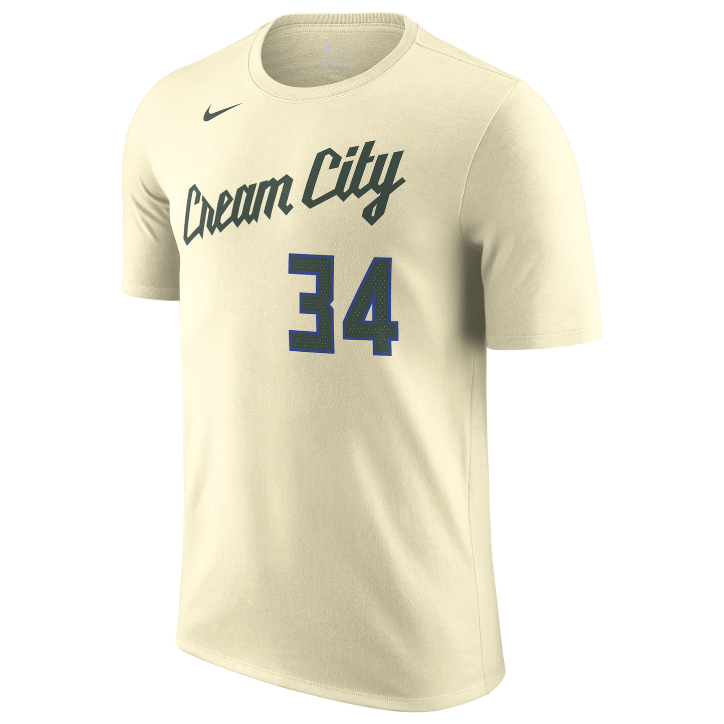 Nike Bucks Essential Statement NN T-Shirt - Men's - Tan/Multi