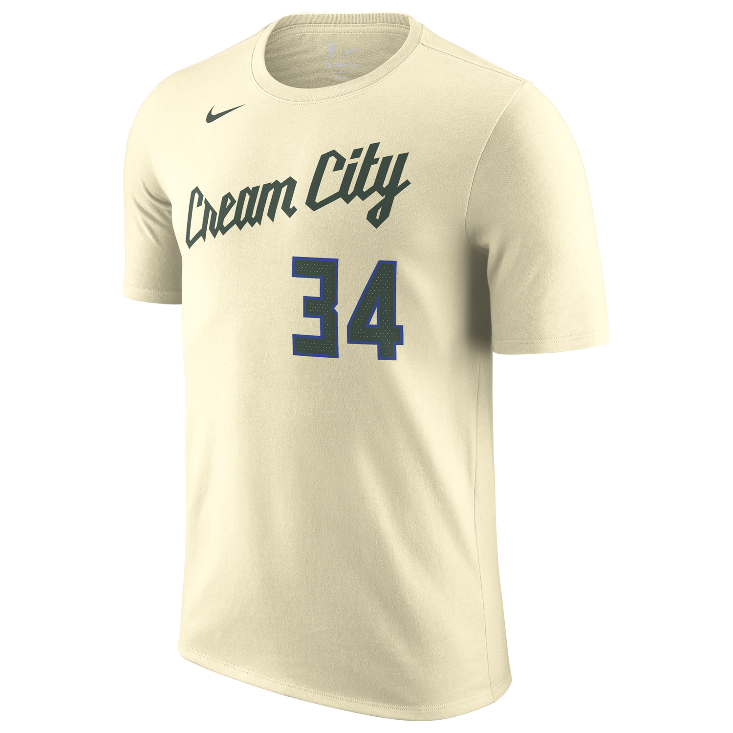 Nike Bucks Essential Statement NN T-Shirt - Men's - Tan/Multi