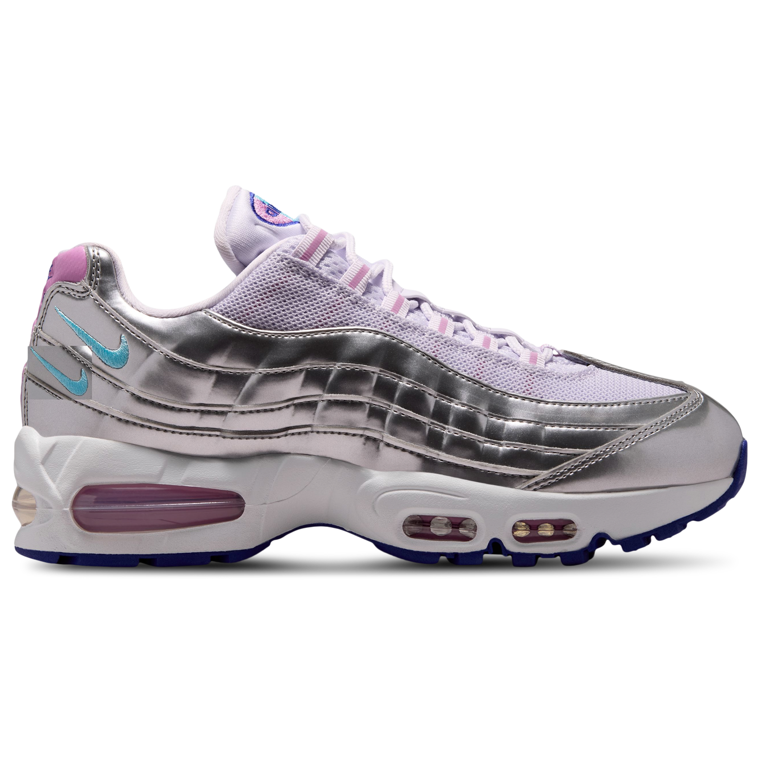 Nike Air Max 95 - Women's - White/Pink/Silver