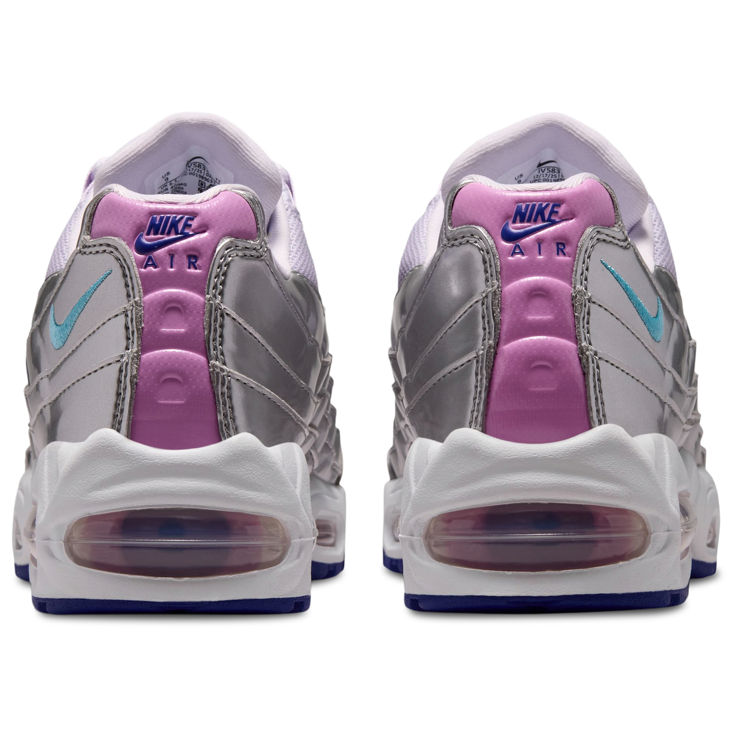 Nike Air Max 95 - Women's - White/Pink/Silver