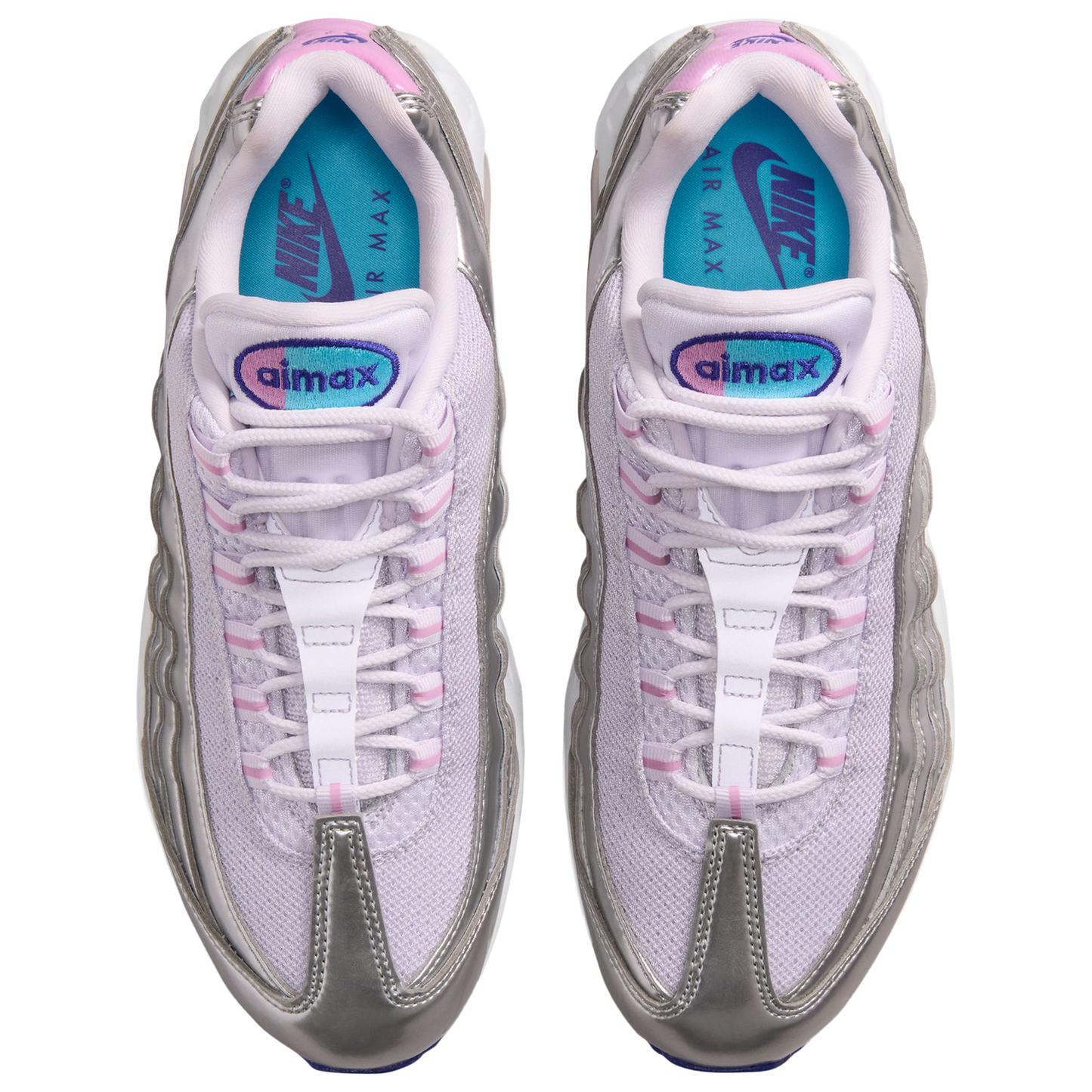 Nike Air Max 95 - Women's - White/Pink/Silver