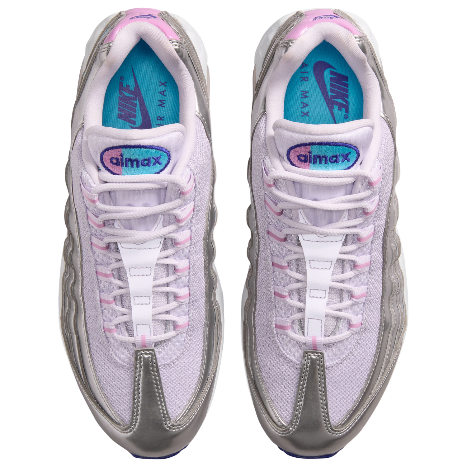 Nike Air Max 95 - Women's - White/Pink/Silver