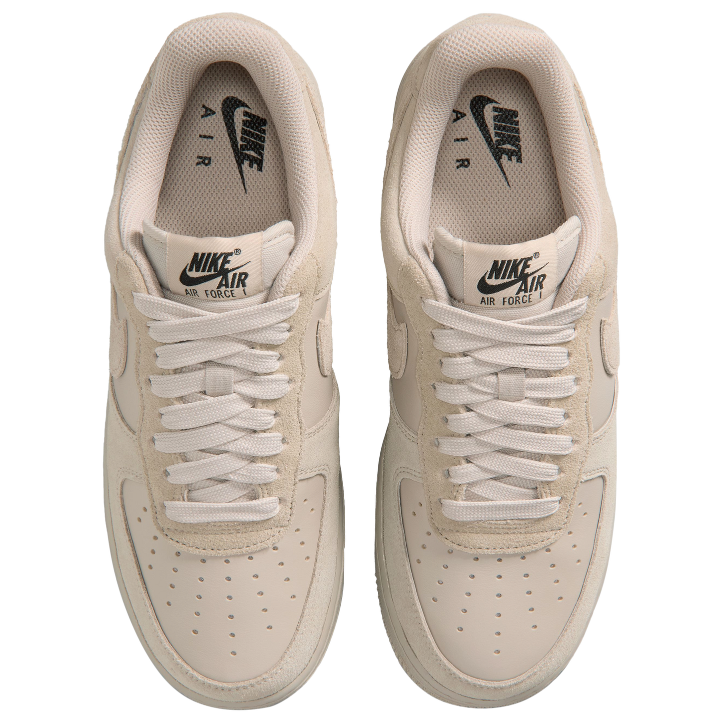 Nike Air Force 1 '07 FL1 - Women's - Cream/Black/Metallic Silver