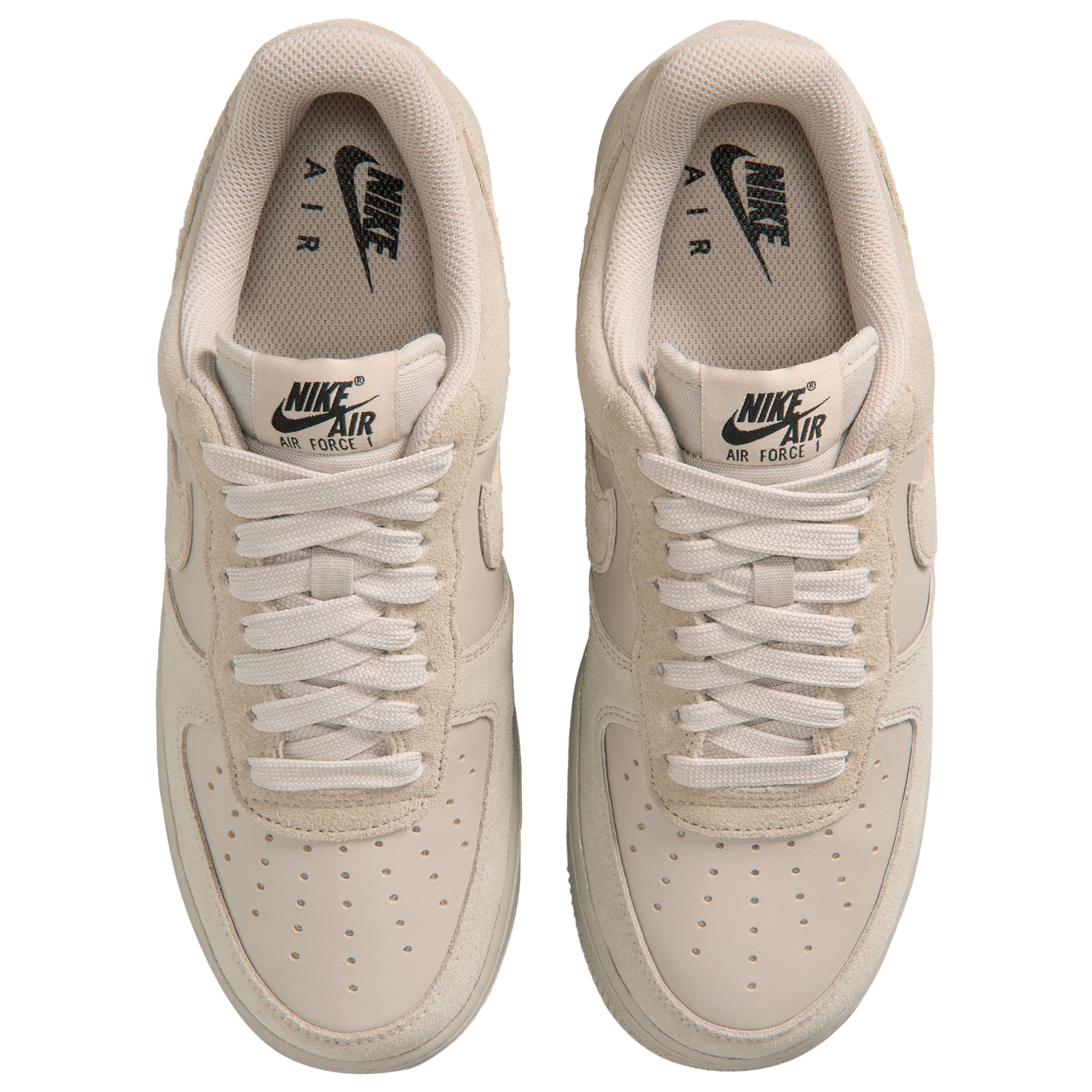Nike Air Force 1 '07 FL1 - Women's - Cream/Black/Metallic Silver