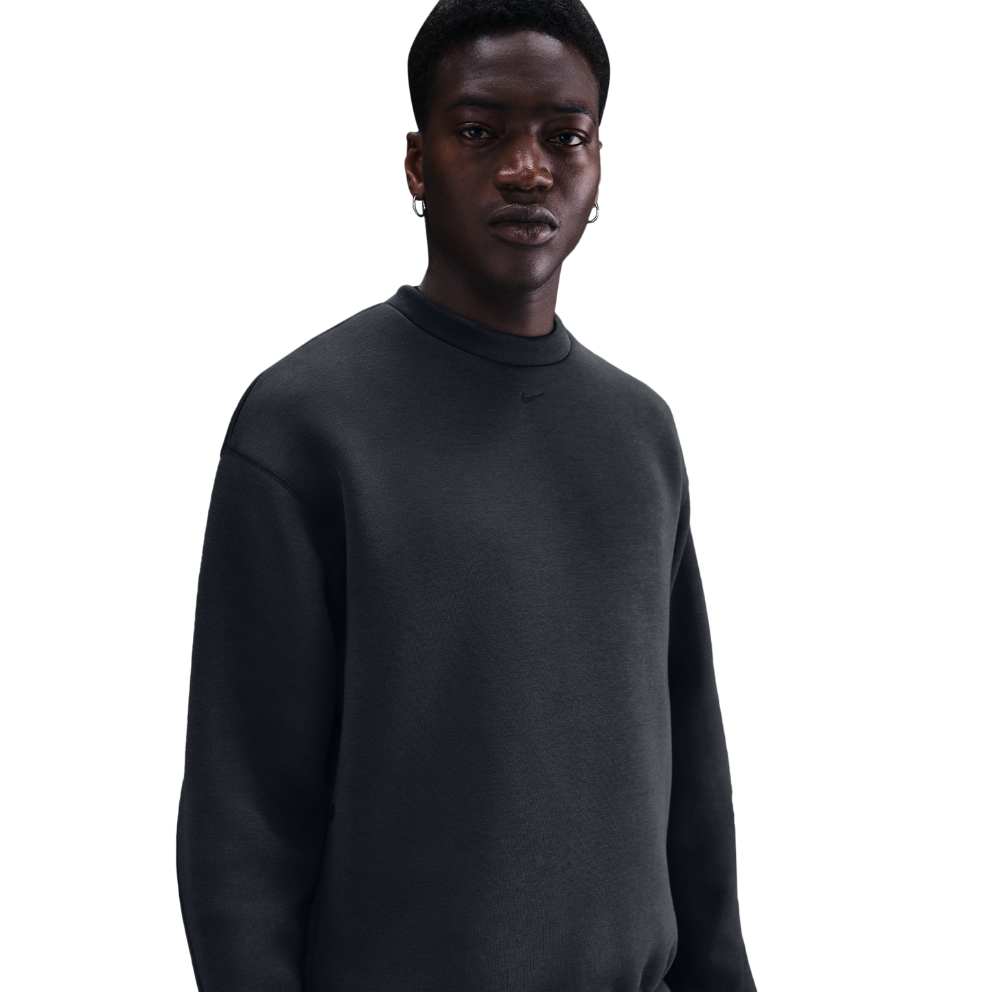 Nike Tech Fleece Crew - Men's - Black/Anthracite