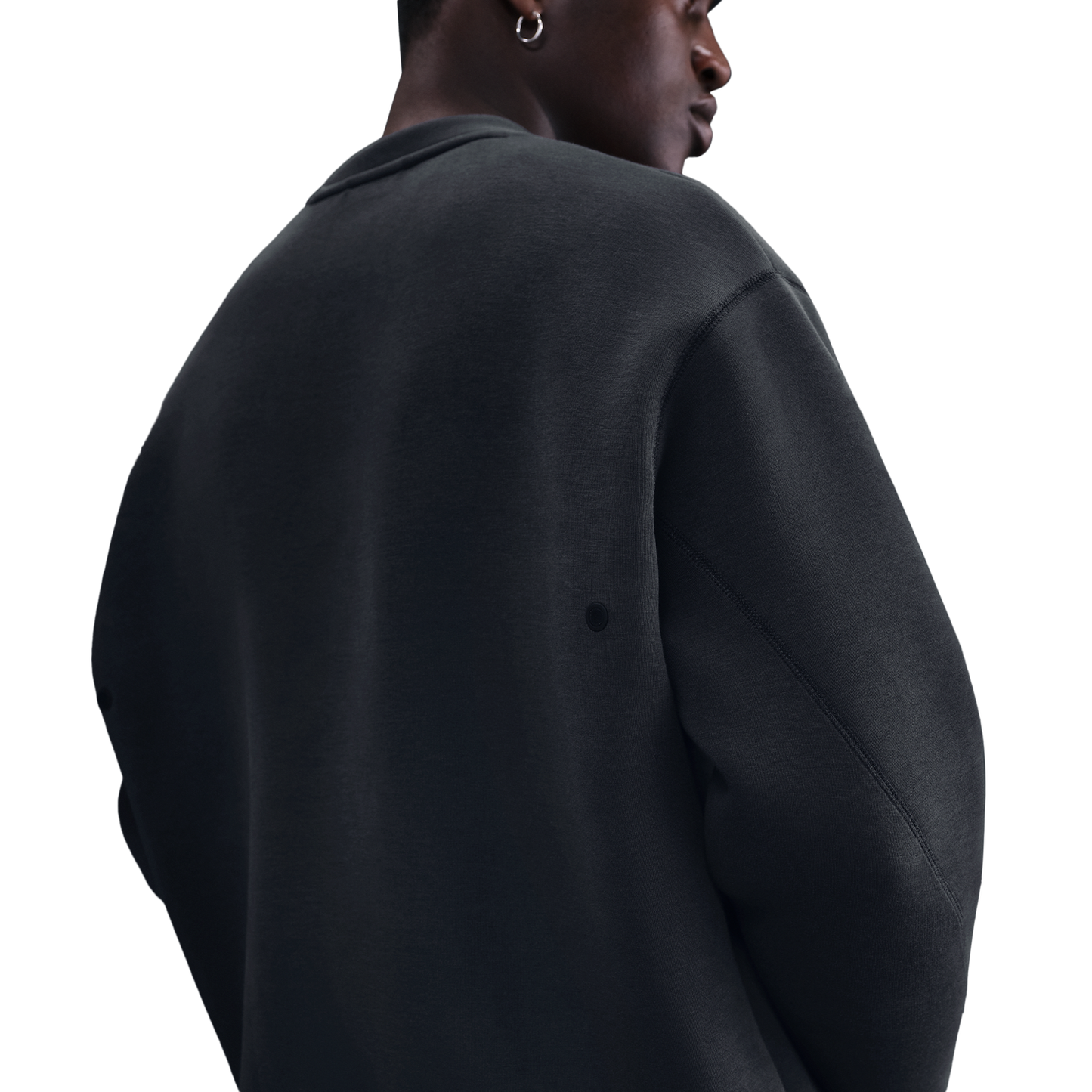 Nike Tech Fleece Crew - Men's - Black/Anthracite