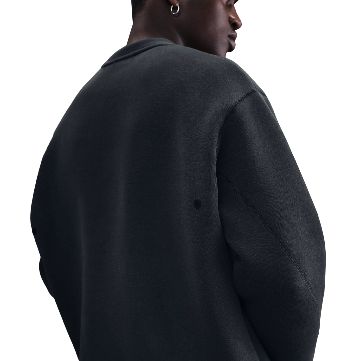 Nike Tech Fleece Crew - Men's - Black/Anthracite
