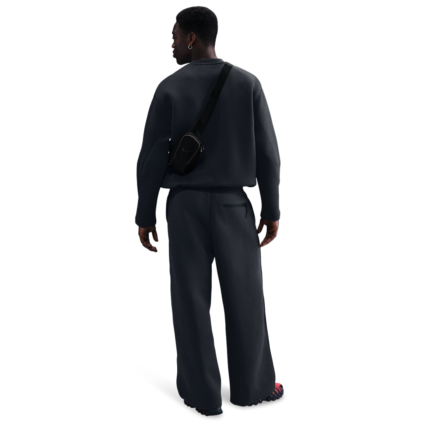 Nike Tech Fleece Crew - Men's - Black/Anthracite