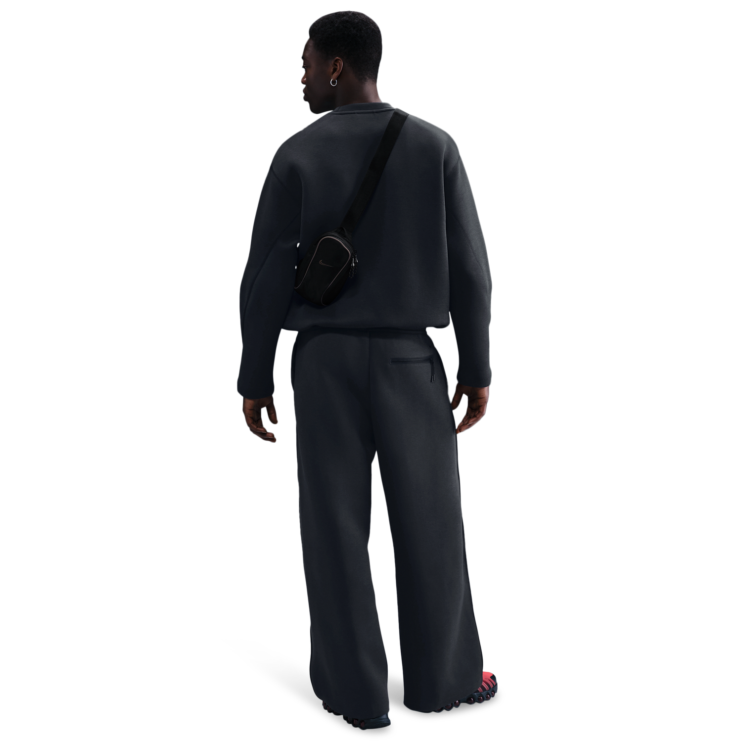 Nike Tech Fleece Crew - Men's - Black/Anthracite
