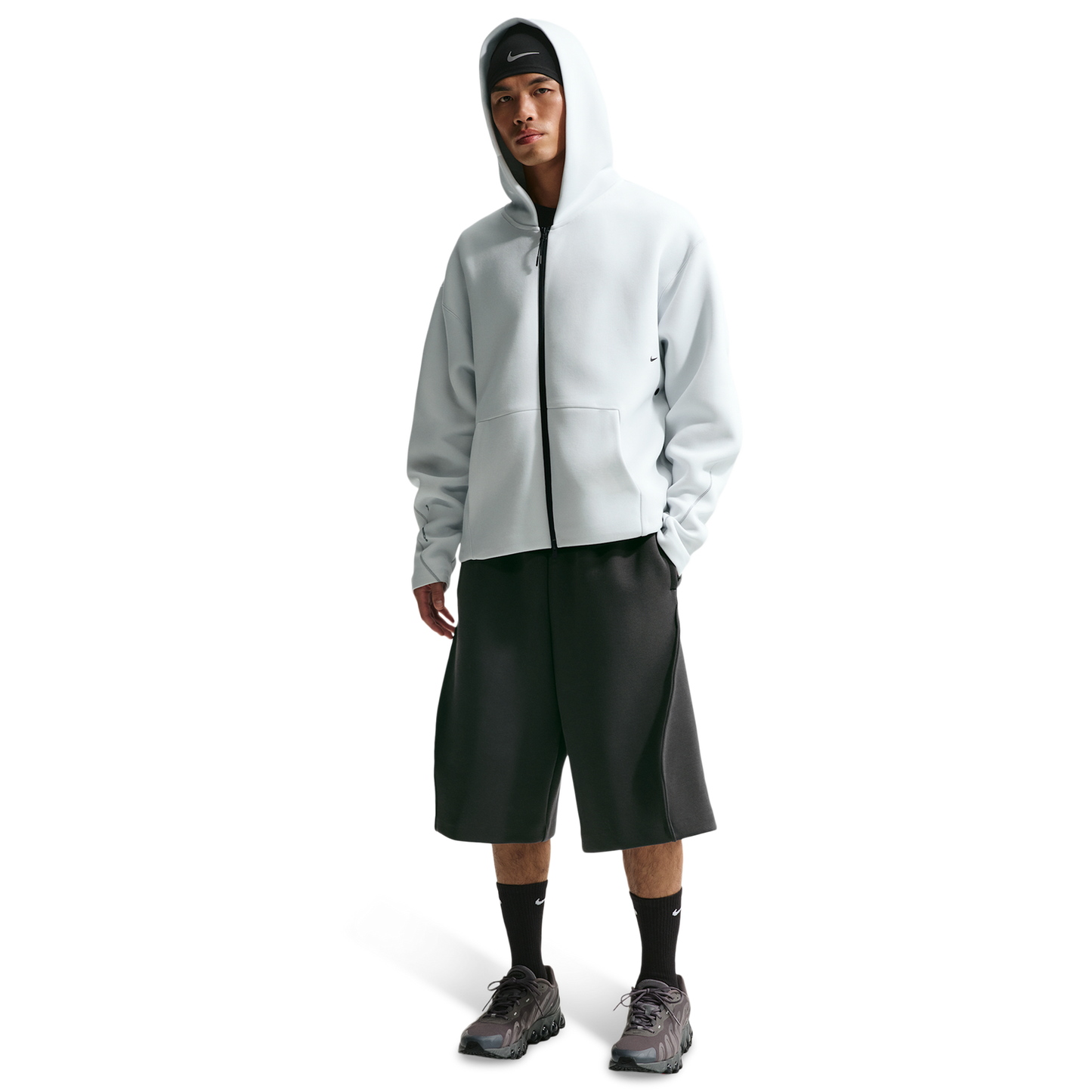 Nike Tech Fleece Shorts - Men's - Anthracite/Black