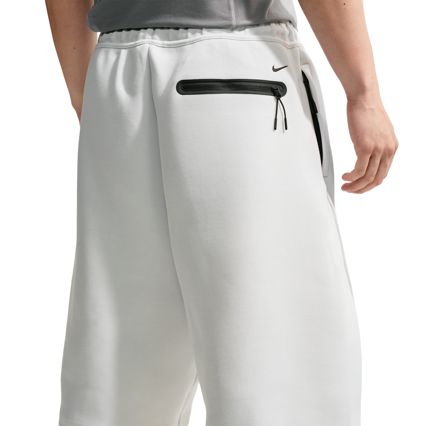 Nike Tech Fleece Shorts - Men's - Off White/Black