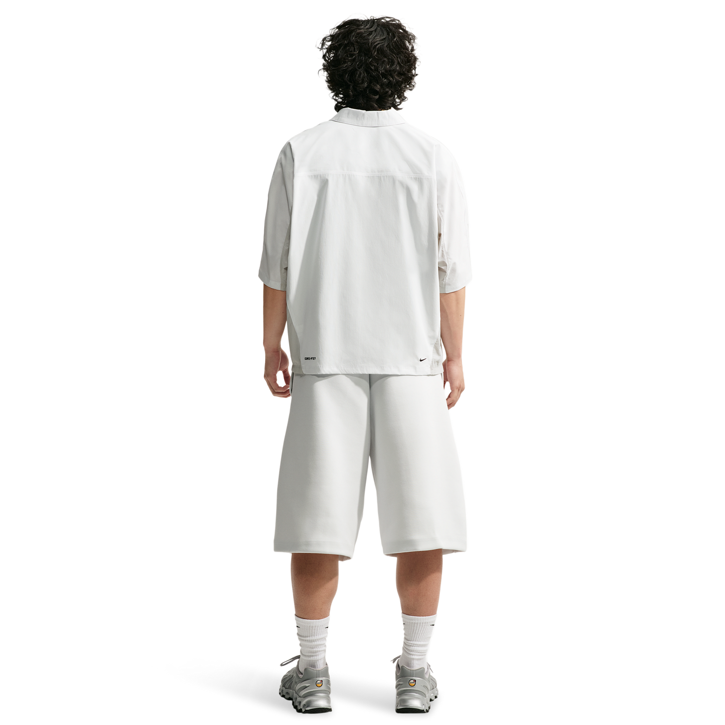 Nike Tech Fleece Shorts - Men's - Off White/Black